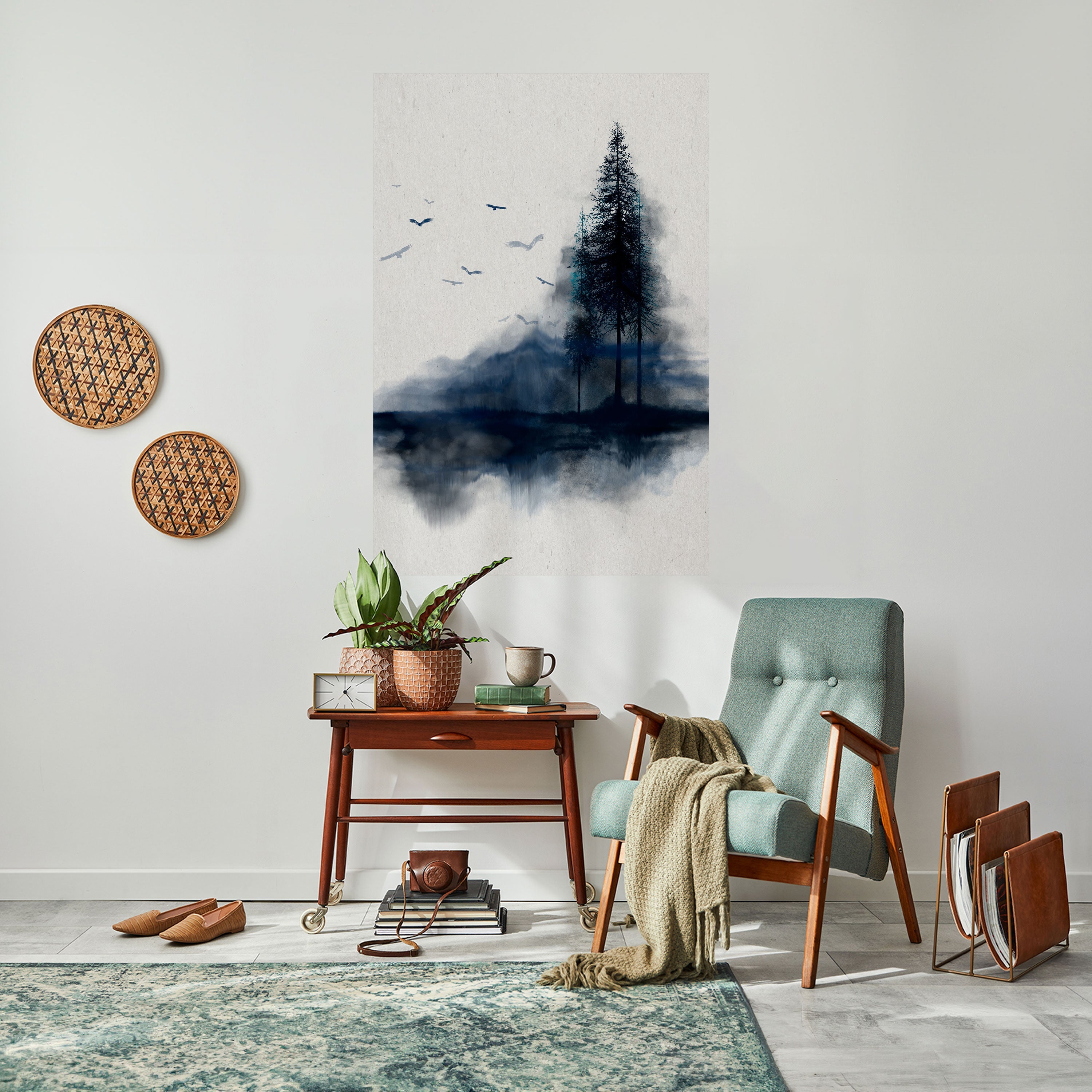 Affiche verticale autocollante « MISTY RECOLLECTION »