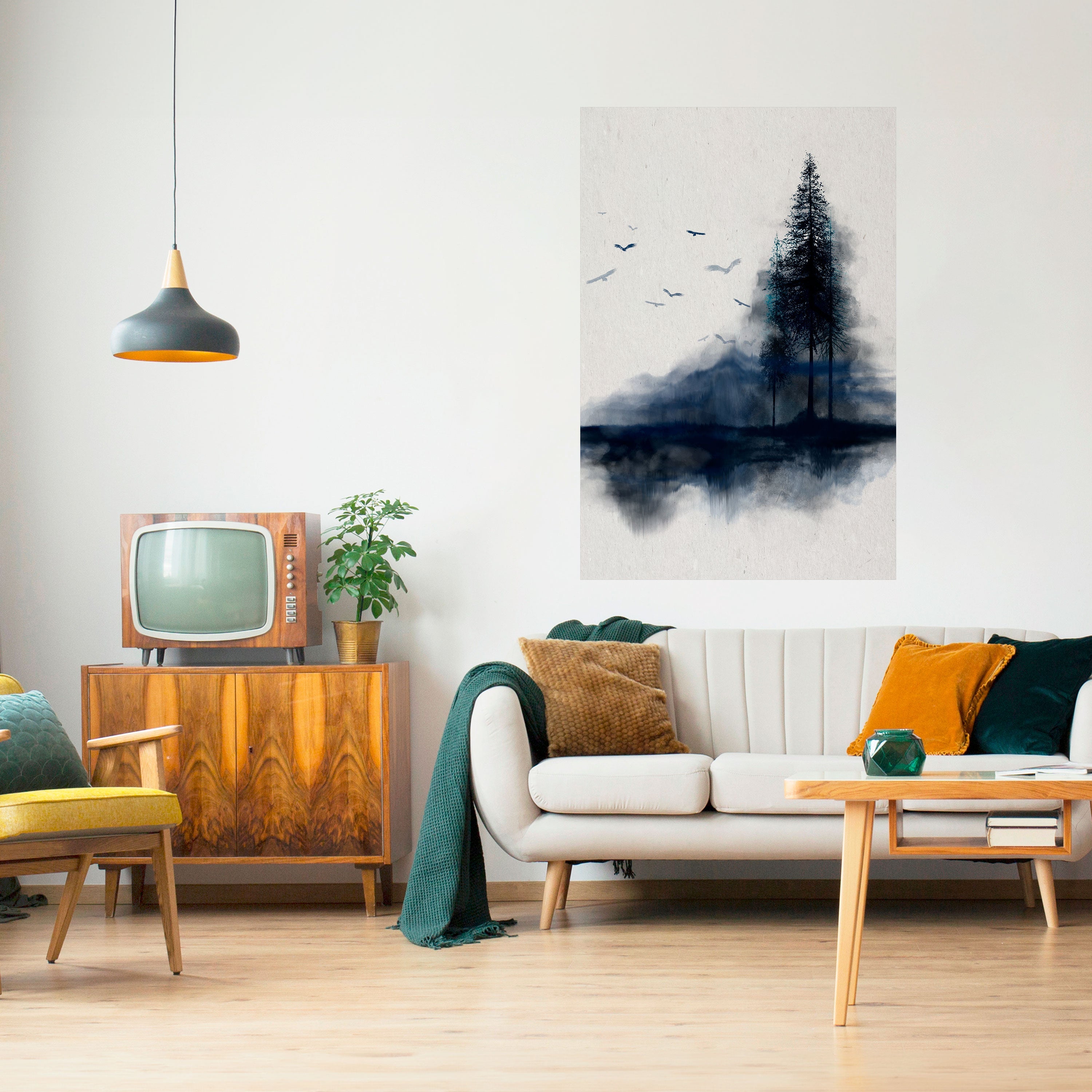 Affiche verticale autocollante « MISTY RECOLLECTION »