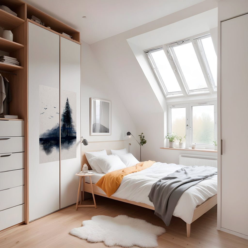 Affiche verticale autocollante « MISTY RECOLLECTION »