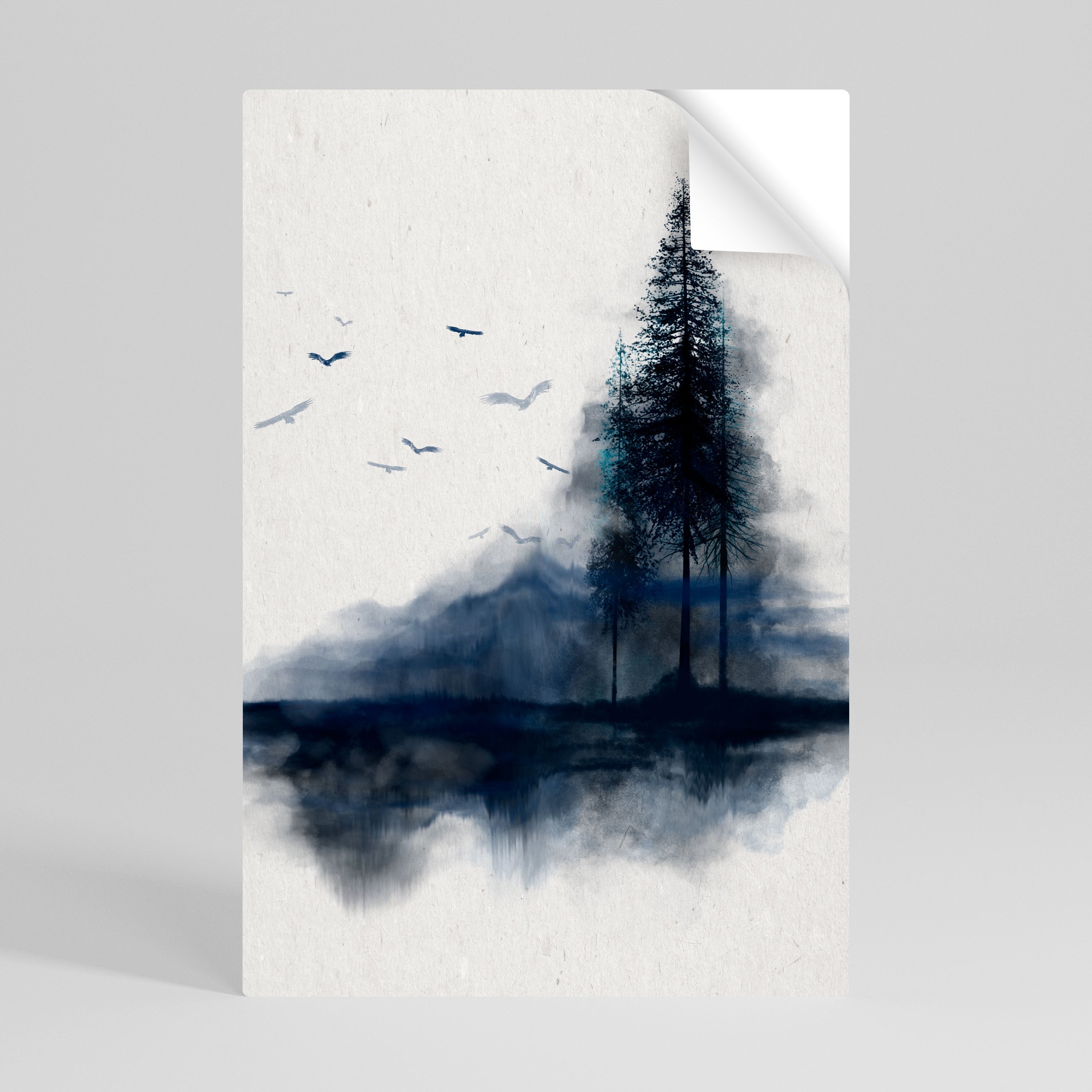 Affiche verticale autocollante « MISTY RECOLLECTION »