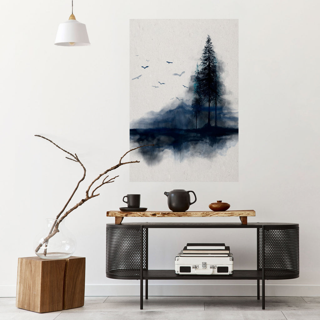 Affiche verticale autocollante « MISTY RECOLLECTION »