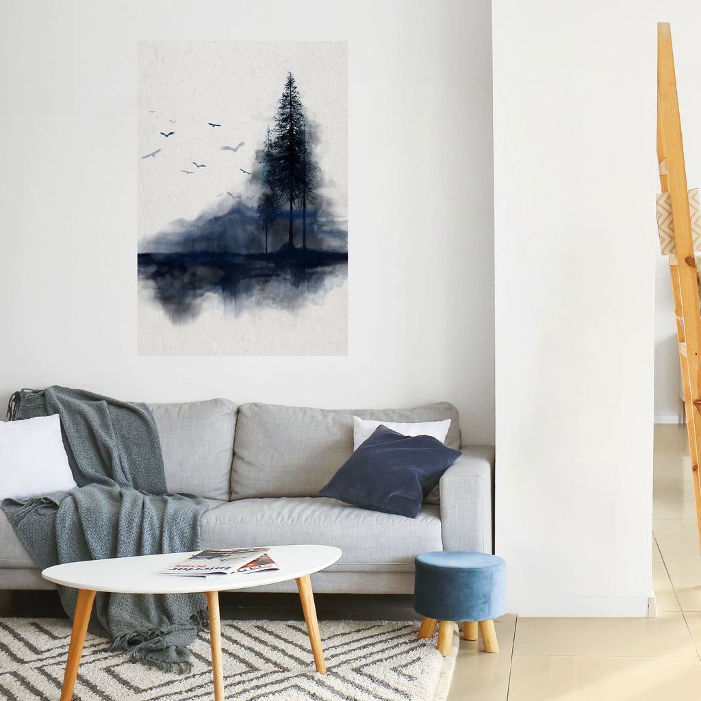 Affiche verticale autocollante « MISTY RECOLLECTION »