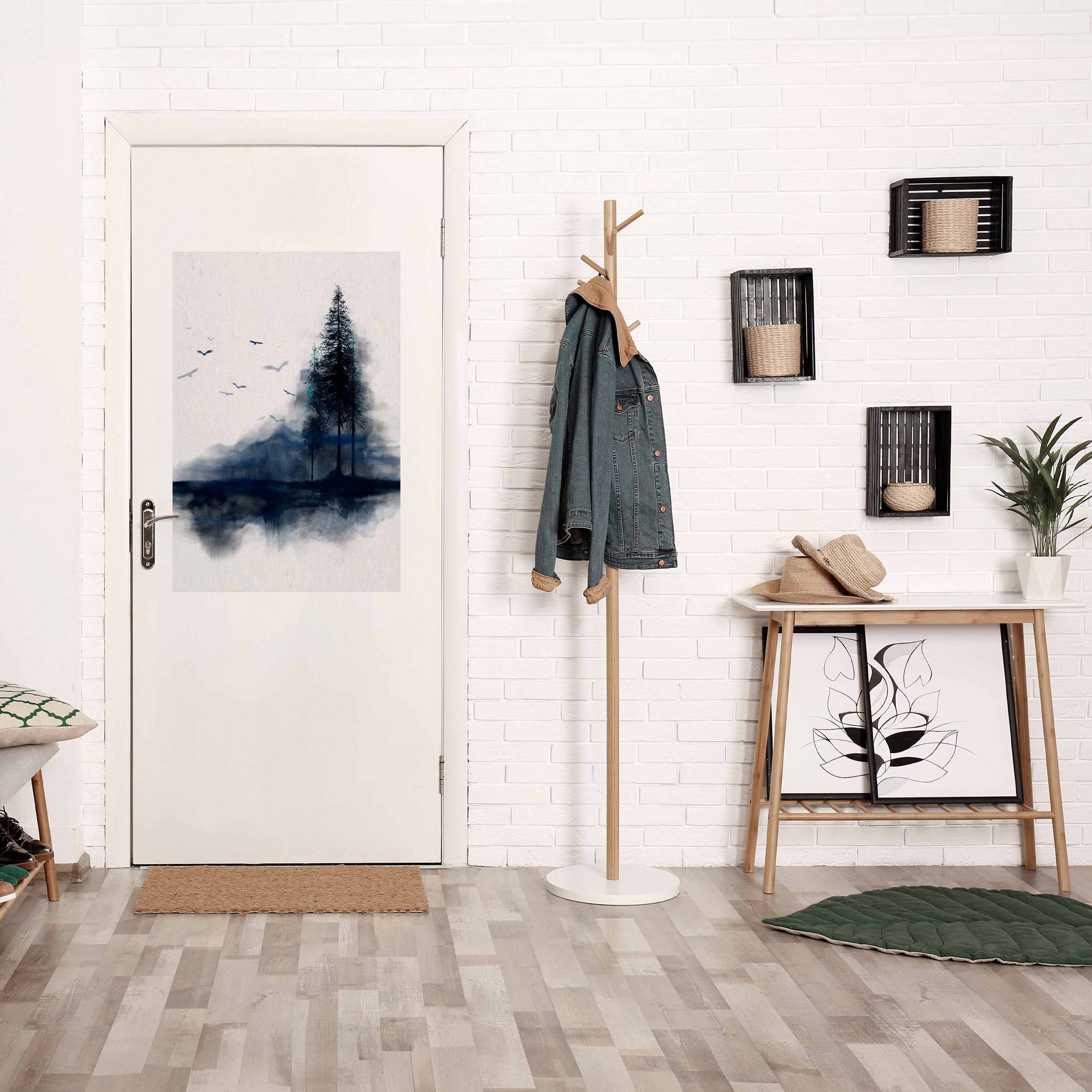 Affiche verticale autocollante « MISTY RECOLLECTION »