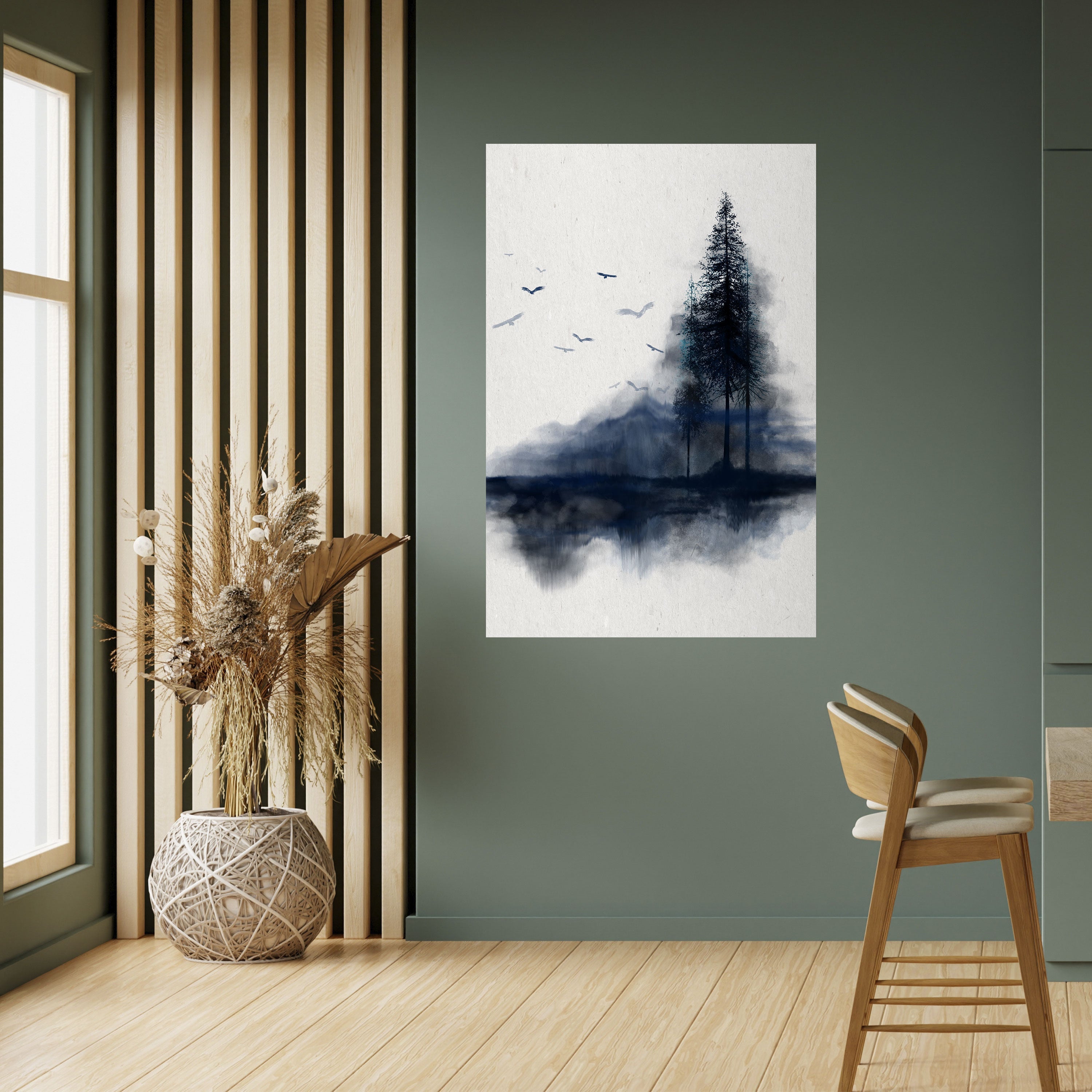 Affiche verticale autocollante « MISTY RECOLLECTION »