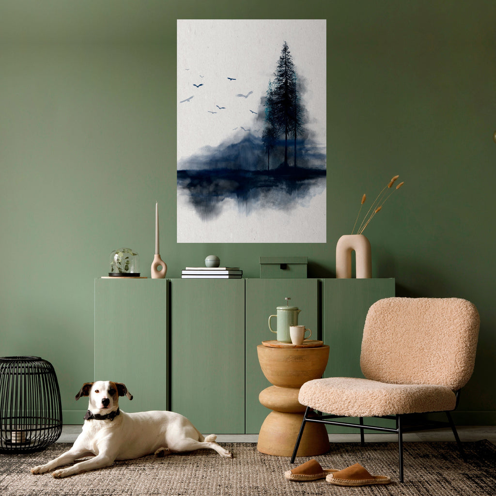 Affiche verticale autocollante « MISTY RECOLLECTION »