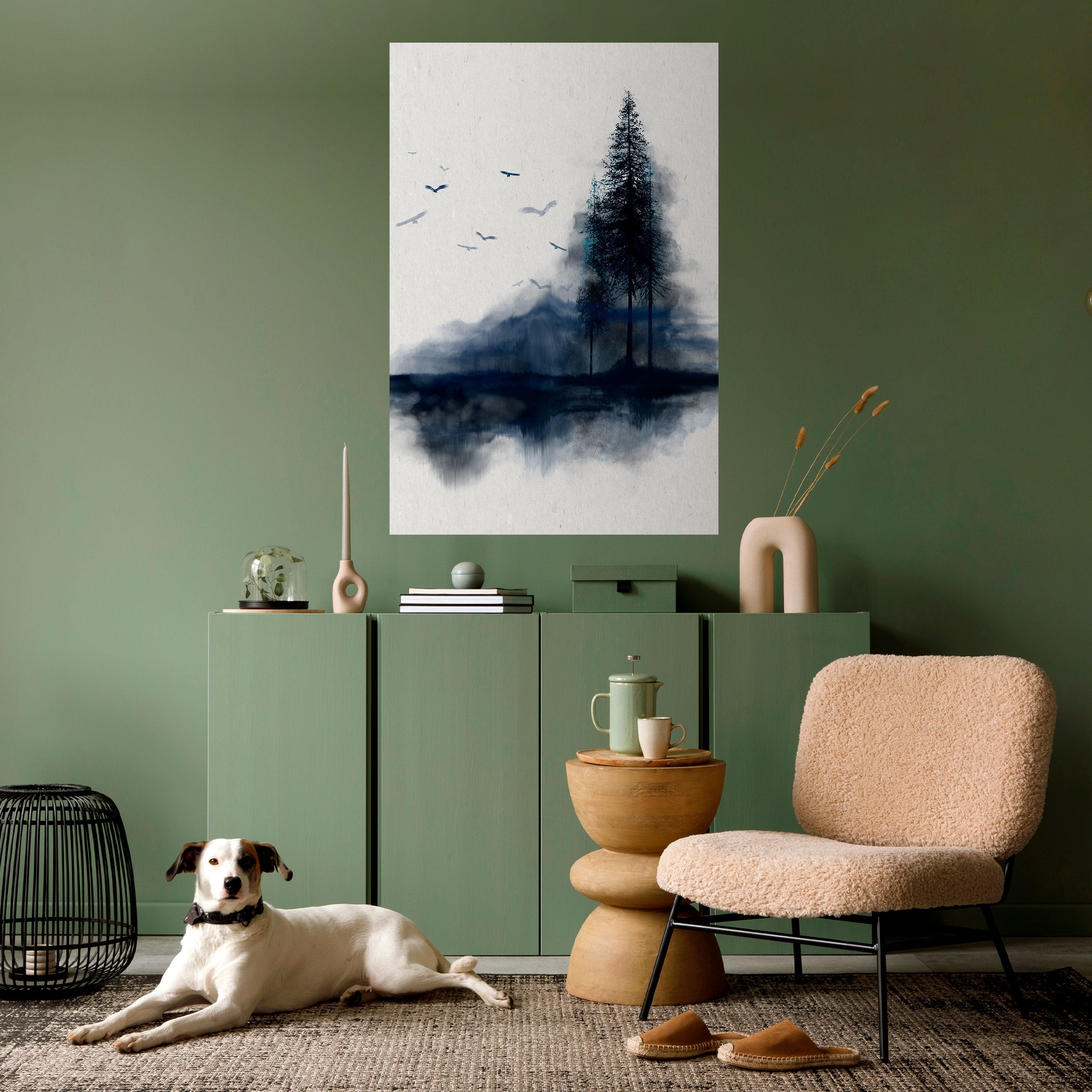 Affiche verticale autocollante « MISTY RECOLLECTION »