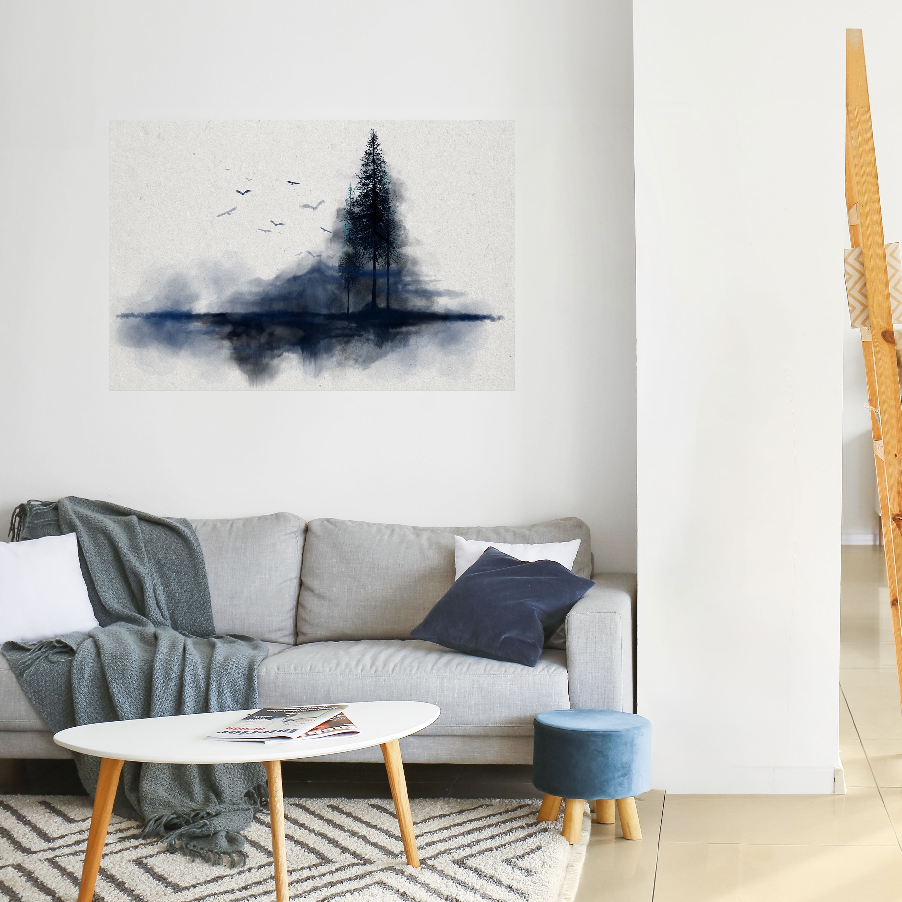 Affiche horizontale autocollante « MISTY RECOLLECTION »