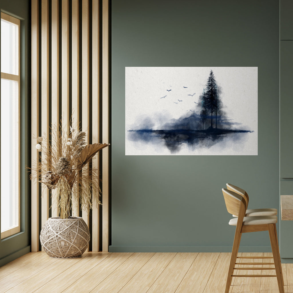 Affiche horizontale autocollante « MISTY RECOLLECTION »