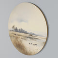 LAKESIDE NOSTALGY Round Wall Art