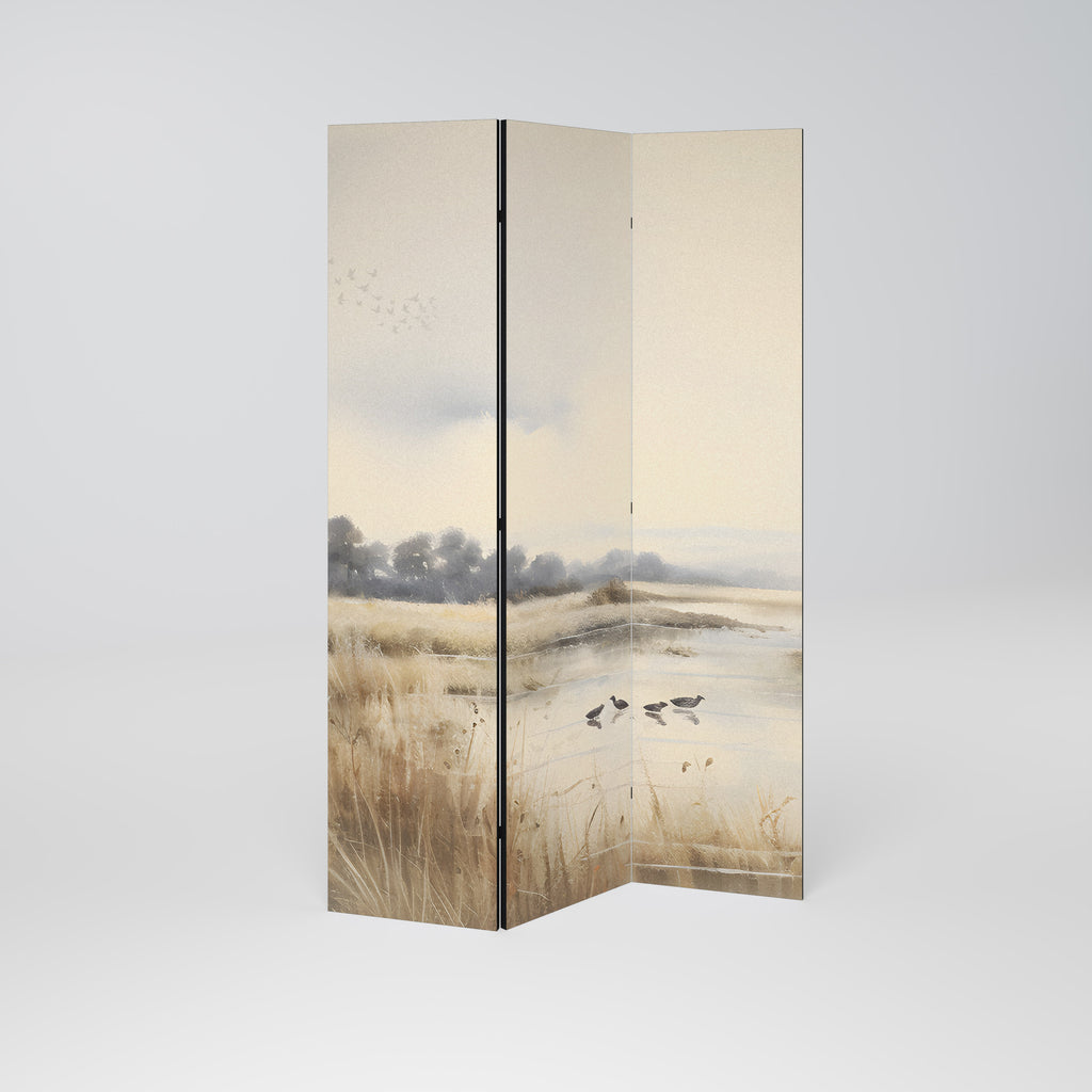 LAKESIDE NOSTALGY 3-Panel Room Divider