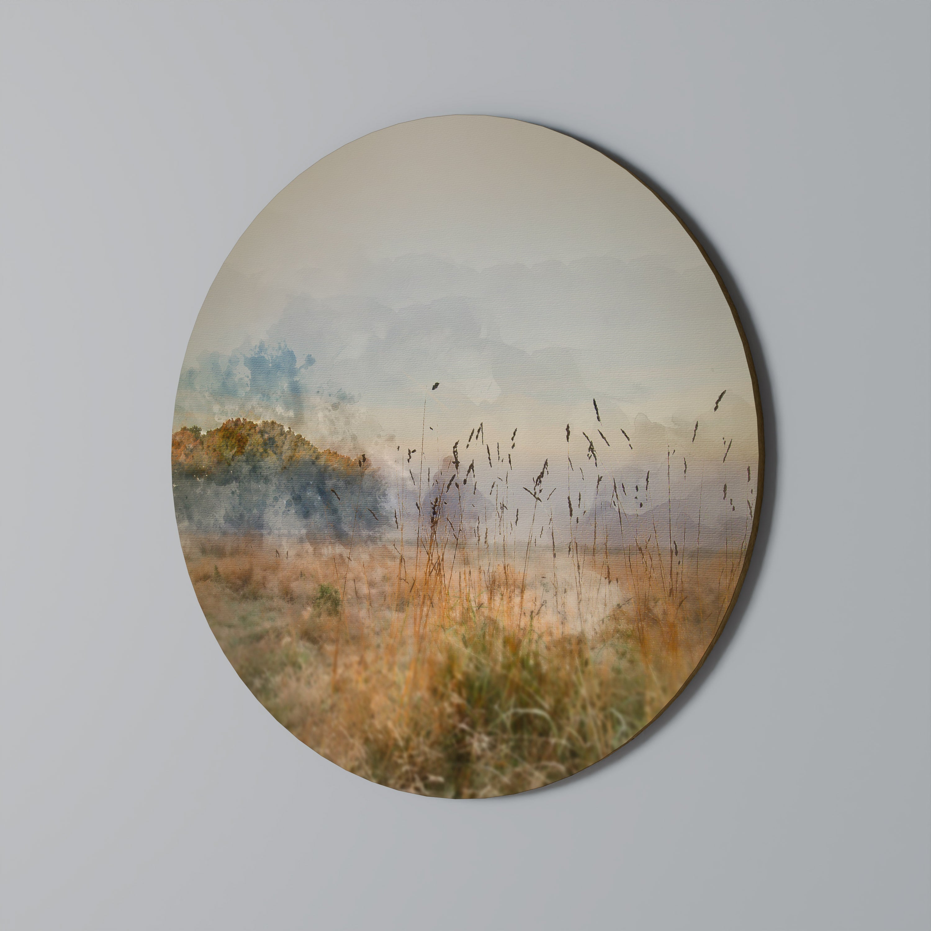 TRISTESSE DE L'ÉTÉ Décoration murale ronde