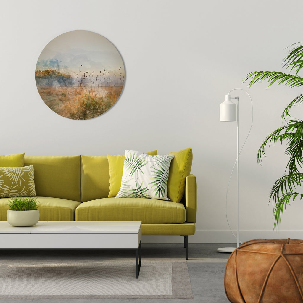 TRISTESSE DE L'ÉTÉ Décoration murale ronde