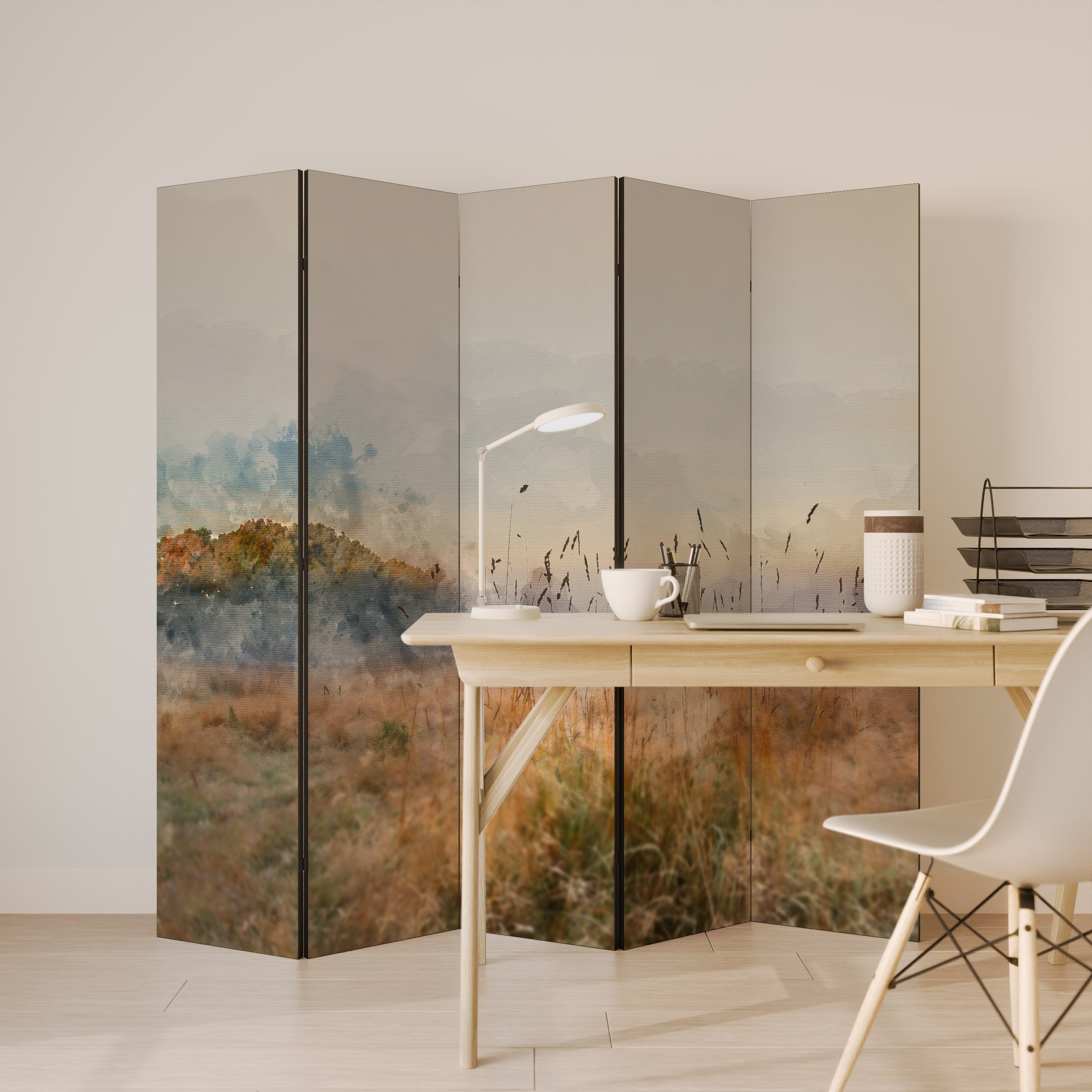 SUMMERTIME SADNESS 5-Panel Room Divider