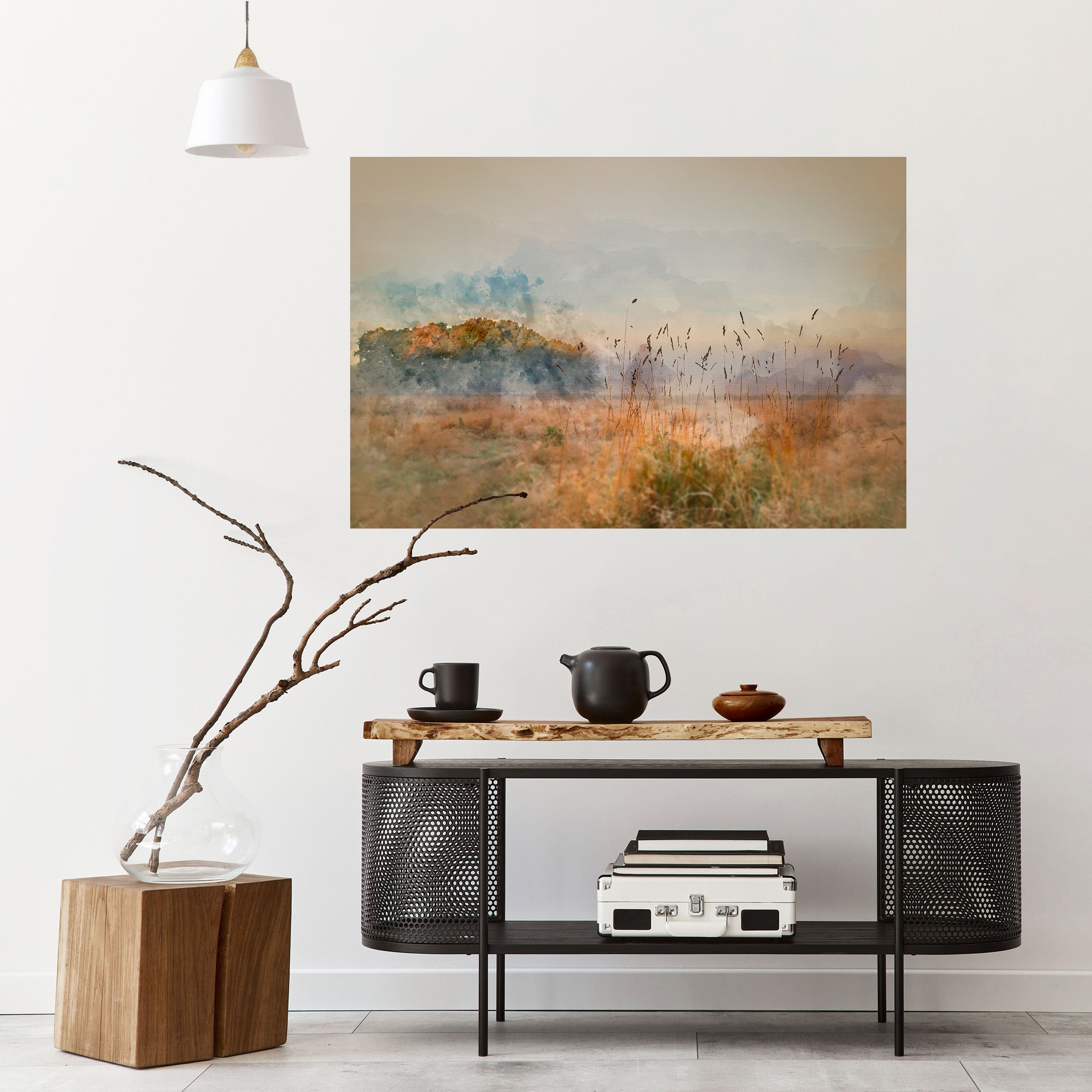 Affiche horizontale autocollante « TRISTESSE DE L'ÉTÉ »