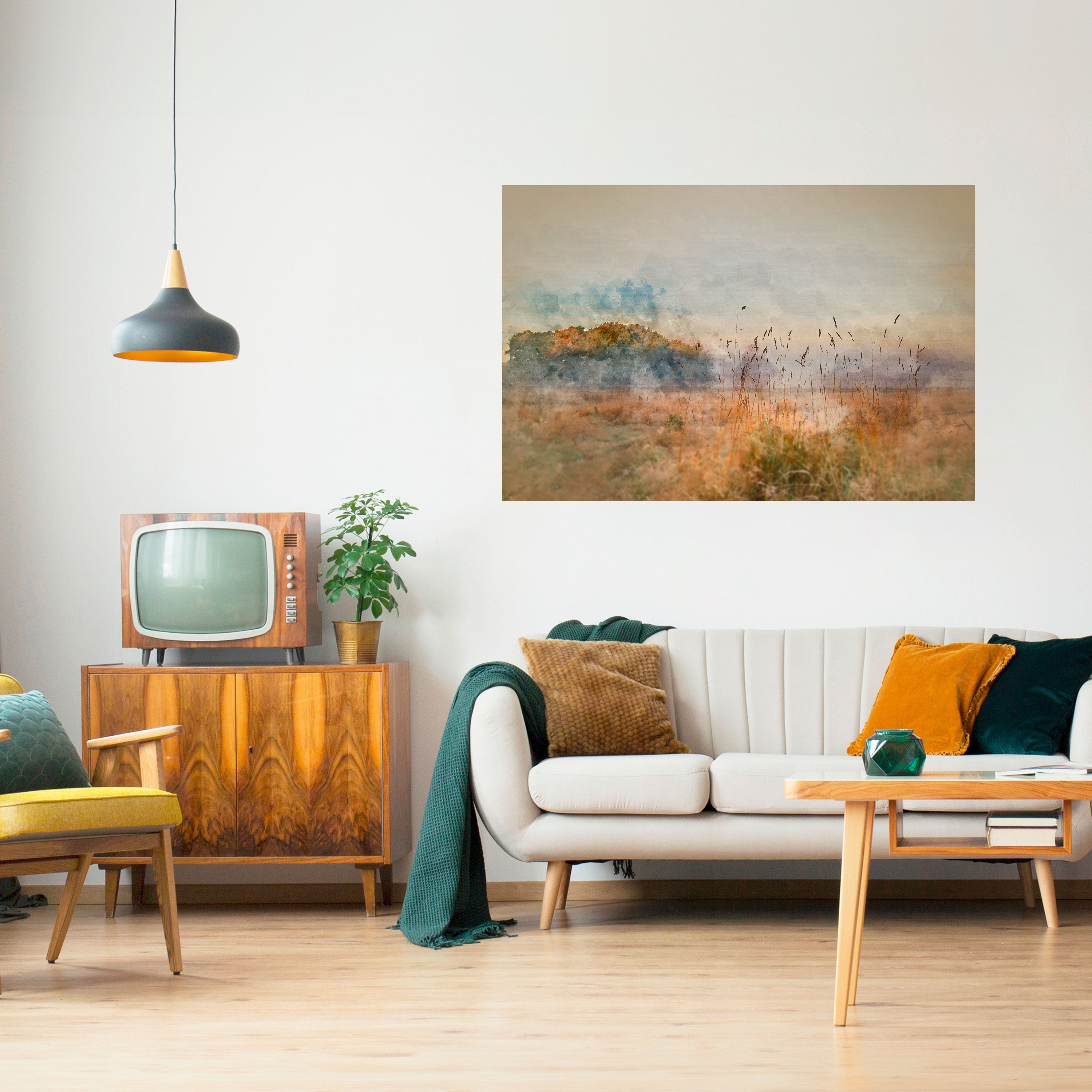 Affiche horizontale autocollante « TRISTESSE DE L'ÉTÉ »