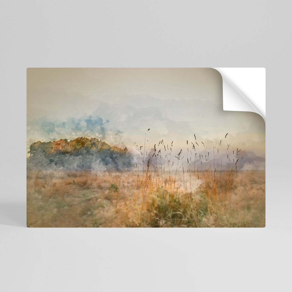 Affiche horizontale autocollante « TRISTESSE DE L'ÉTÉ »