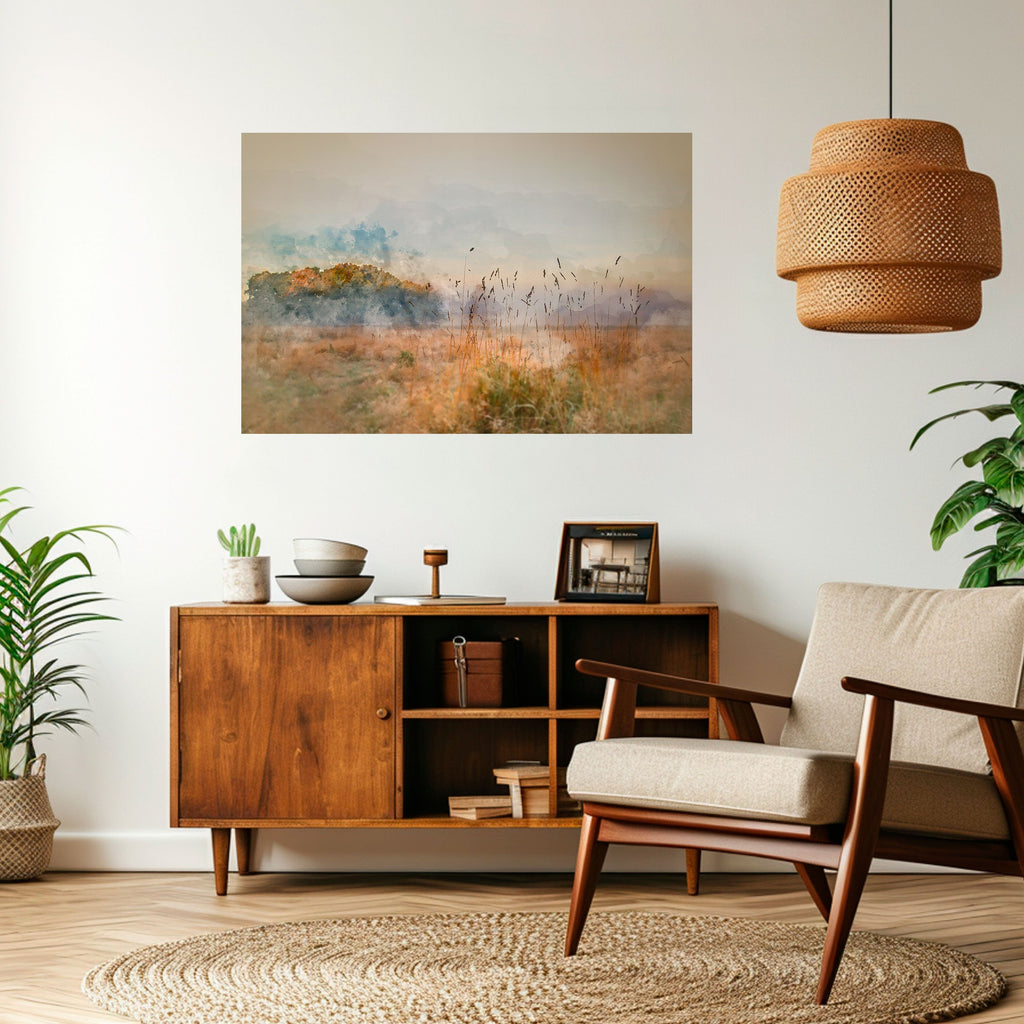 Affiche horizontale autocollante « TRISTESSE DE L'ÉTÉ »