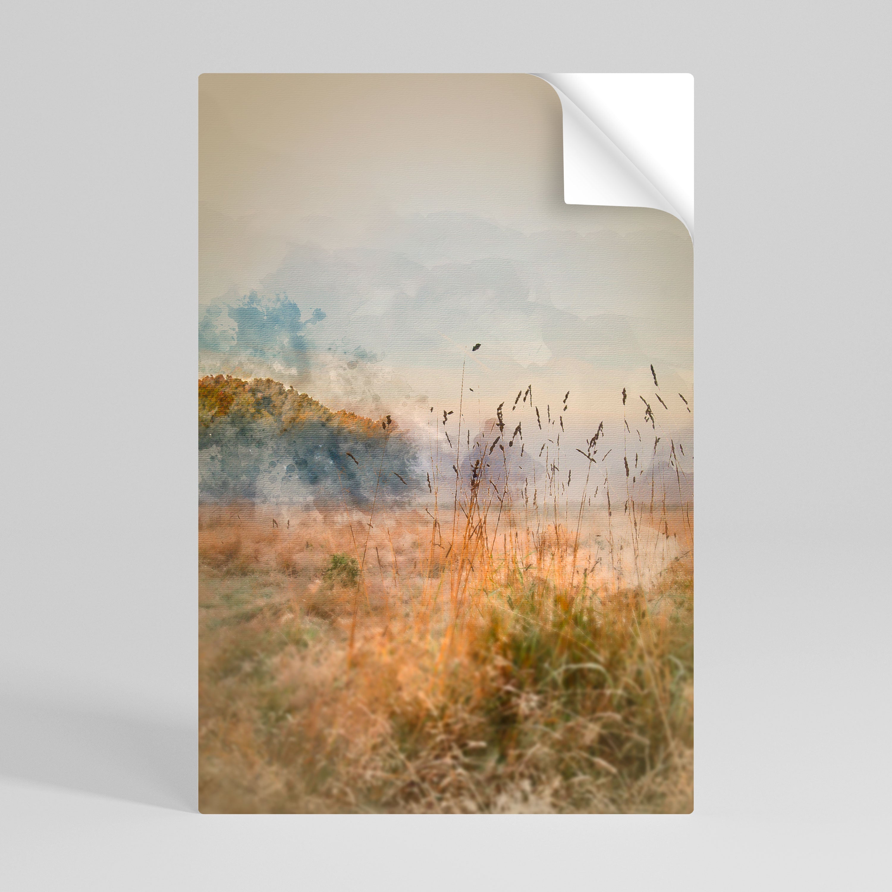 Affiche verticale autocollante « TRISTESSE DE L'ÉTÉ »