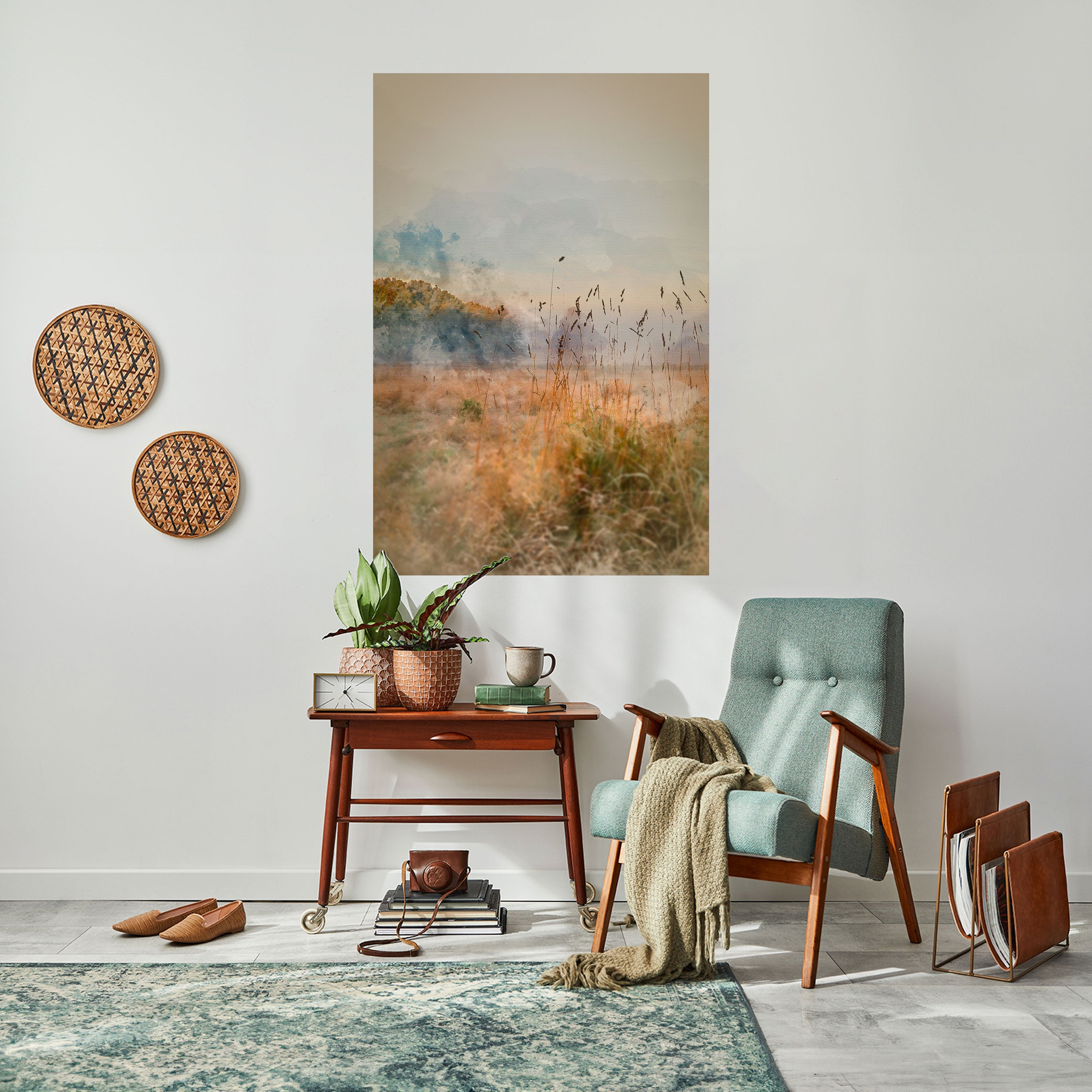 Affiche verticale autocollante « TRISTESSE DE L'ÉTÉ »