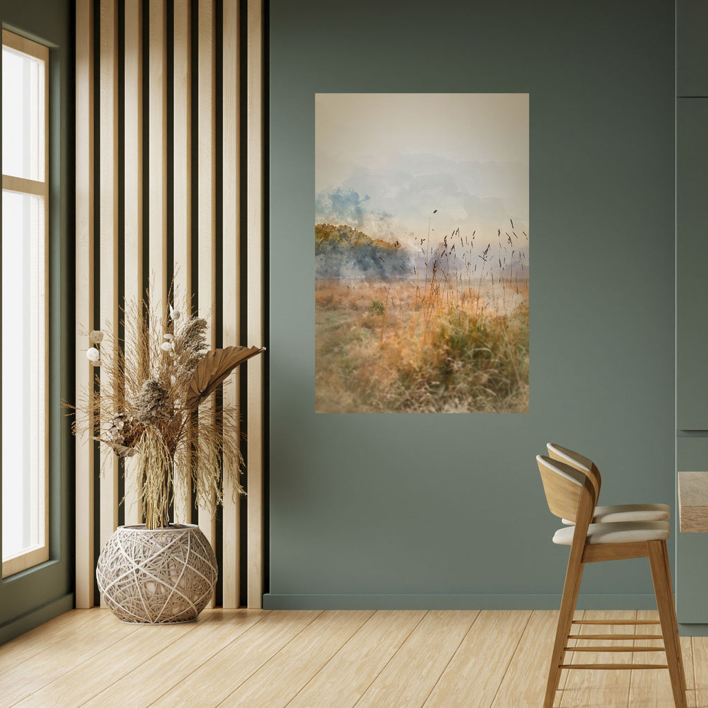 Affiche verticale autocollante « TRISTESSE DE L'ÉTÉ »