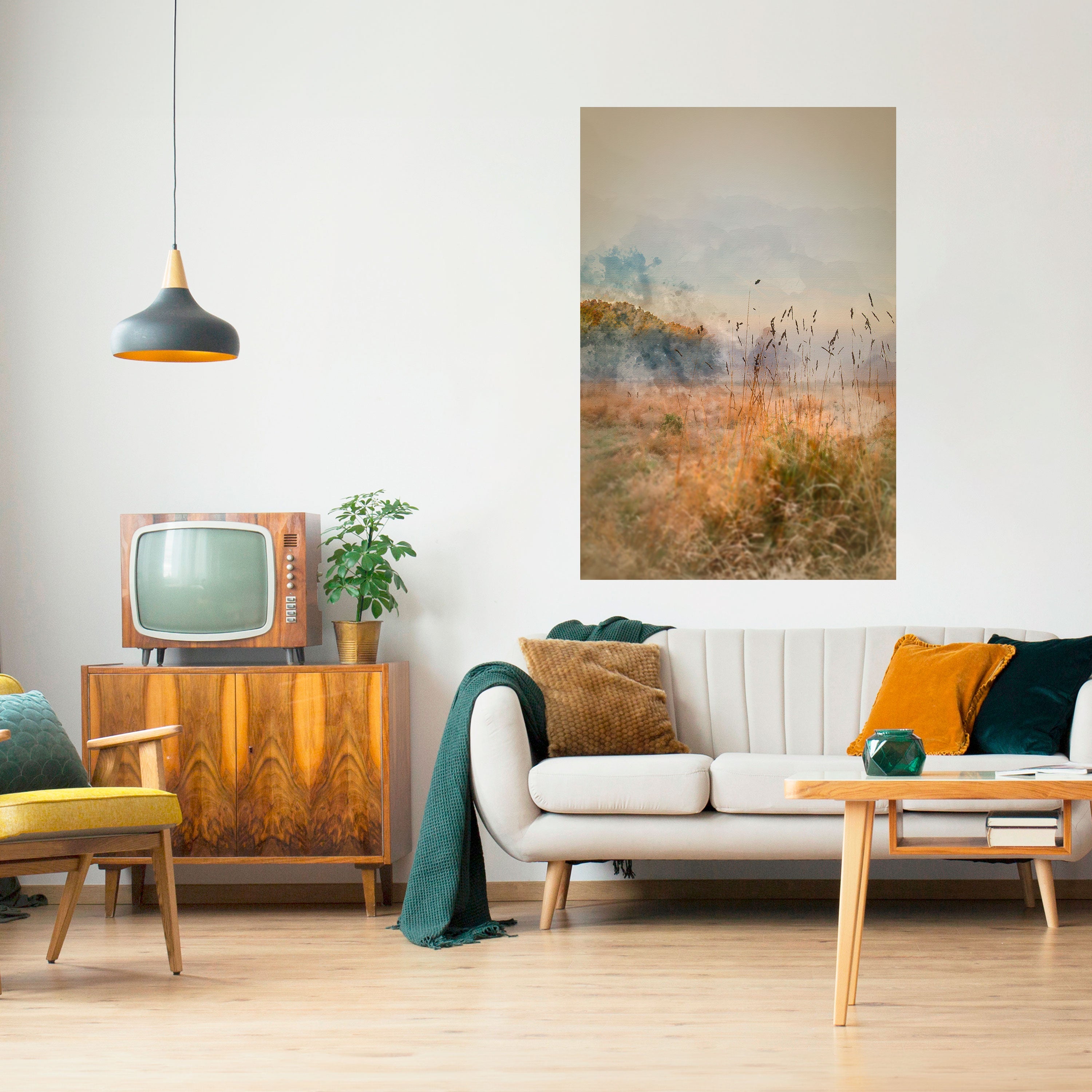 Affiche verticale autocollante « TRISTESSE DE L'ÉTÉ »