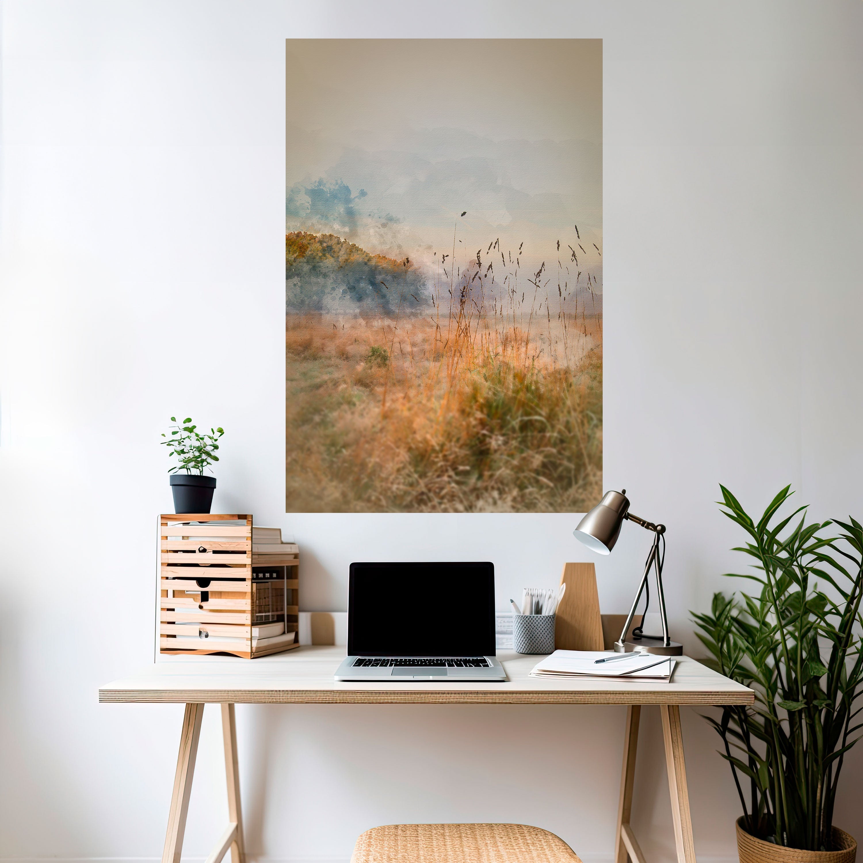 Affiche verticale autocollante « TRISTESSE DE L'ÉTÉ »