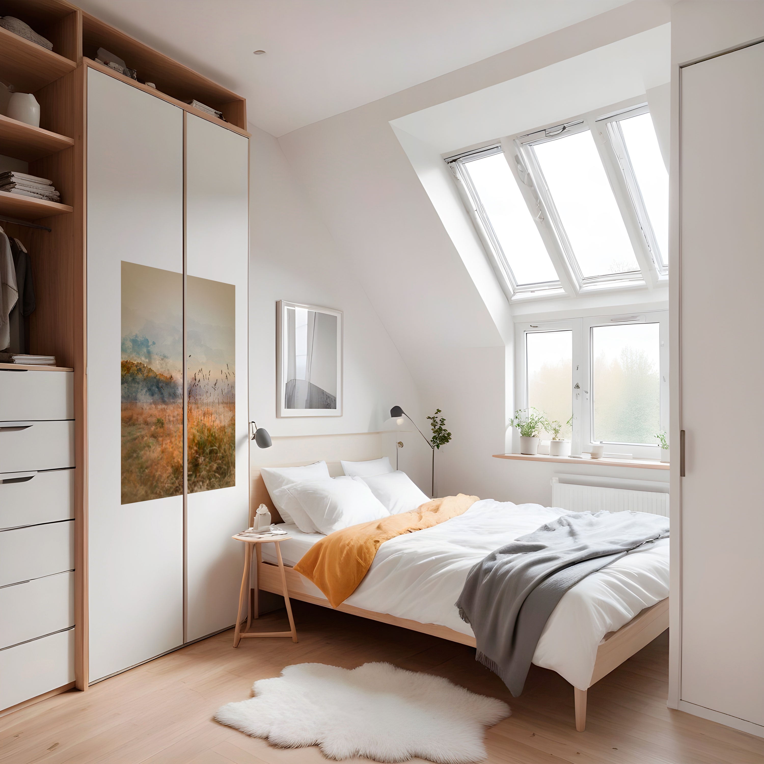 Affiche verticale autocollante « TRISTESSE DE L'ÉTÉ »