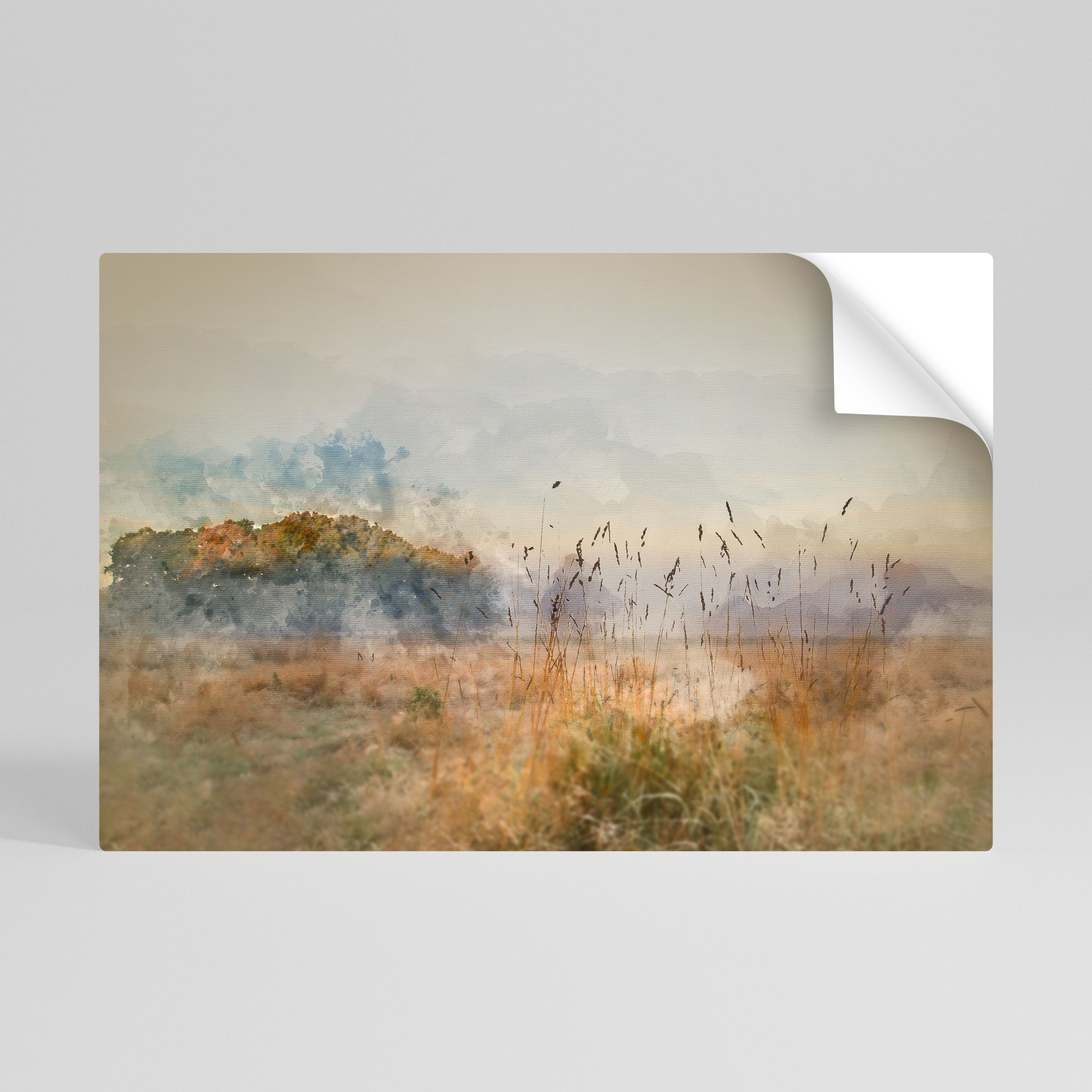 Affiche horizontale autocollante « TRISTESSE DE L'ÉTÉ »