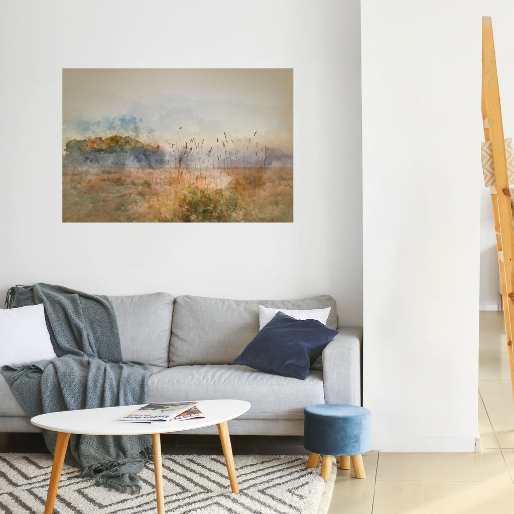 Affiche horizontale autocollante « TRISTESSE DE L'ÉTÉ »