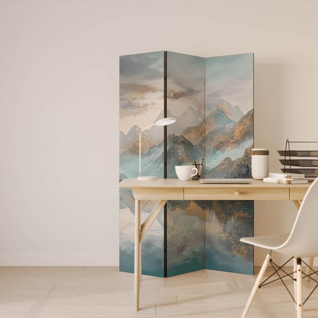 AZURE SUMMITS Decorative 3-Panel Room Divider