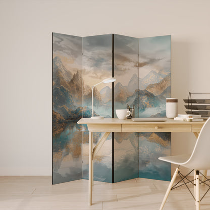 AZURE SUMMITS 4-Panel Room Divider