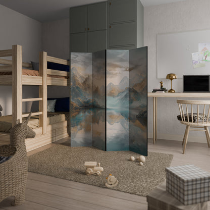 AZURE SUMMITS 4-Panel Room Divider