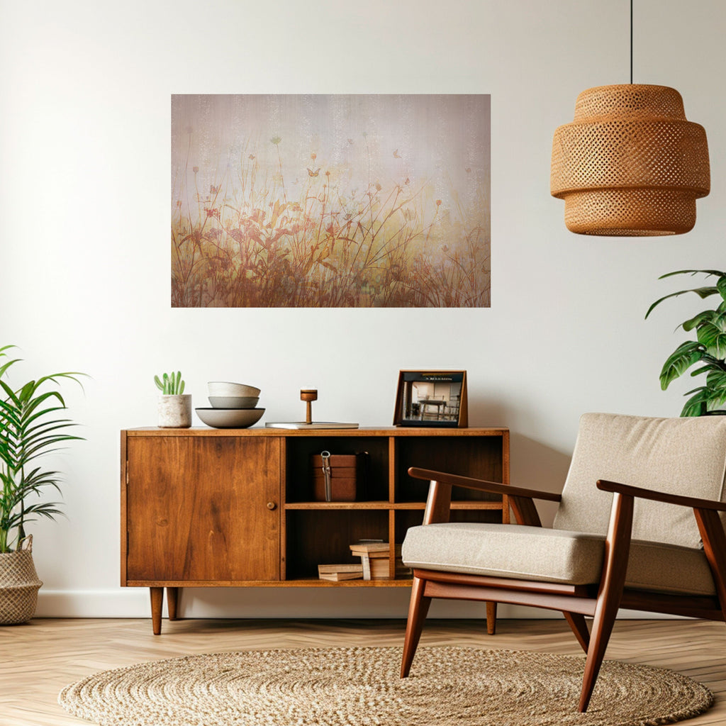 Affiche horizontale autocollante « PAPILLONS DES PRÉS »