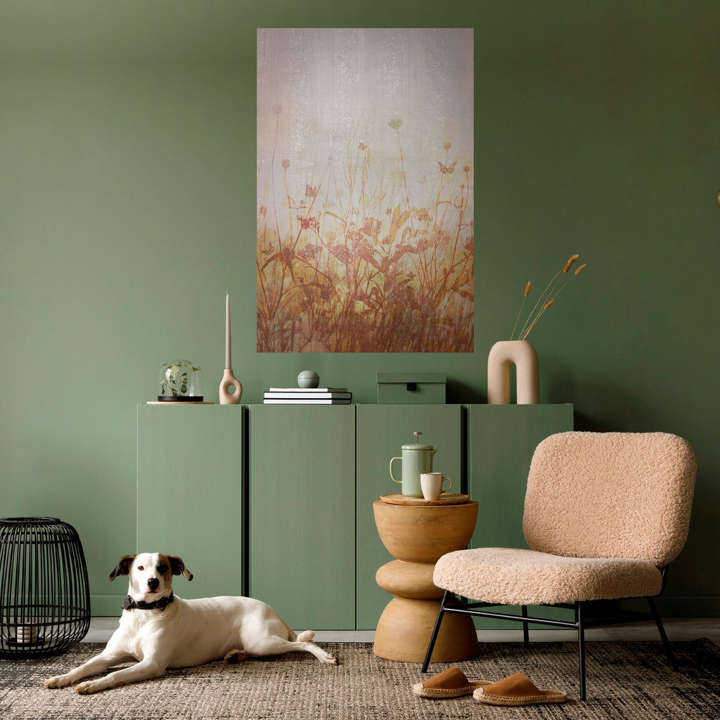 Affiche verticale autocollante « PAPILLON DES PRÉS »