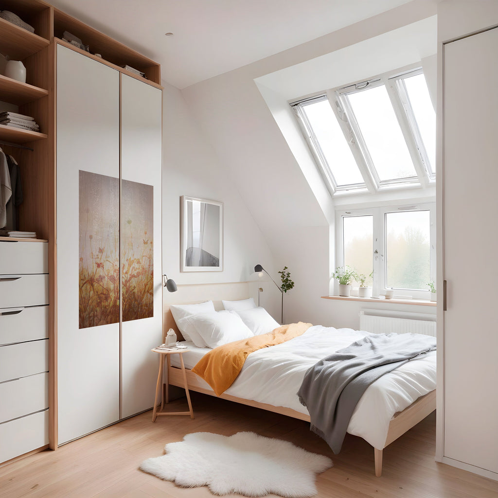 Affiche verticale autocollante « PAPILLON DES PRÉS »