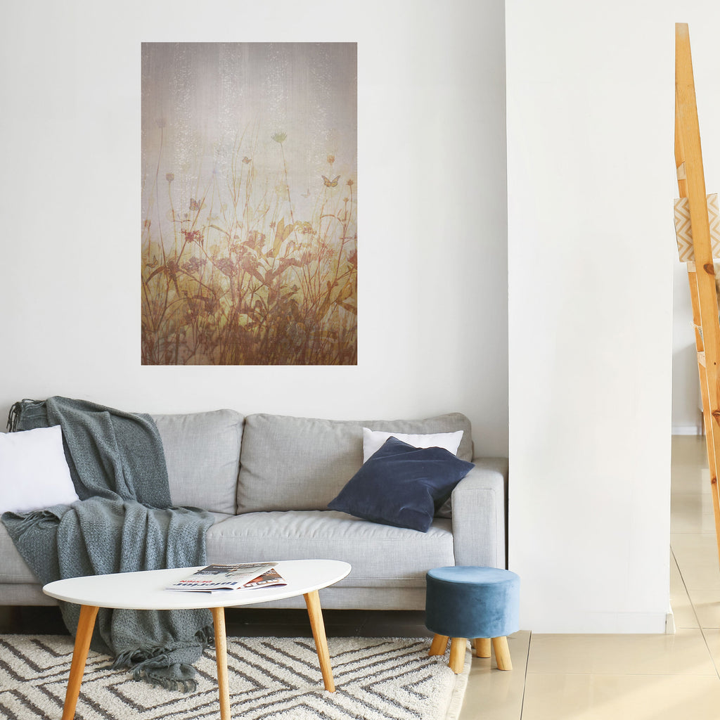 Affiche verticale autocollante « PAPILLON DES PRÉS »