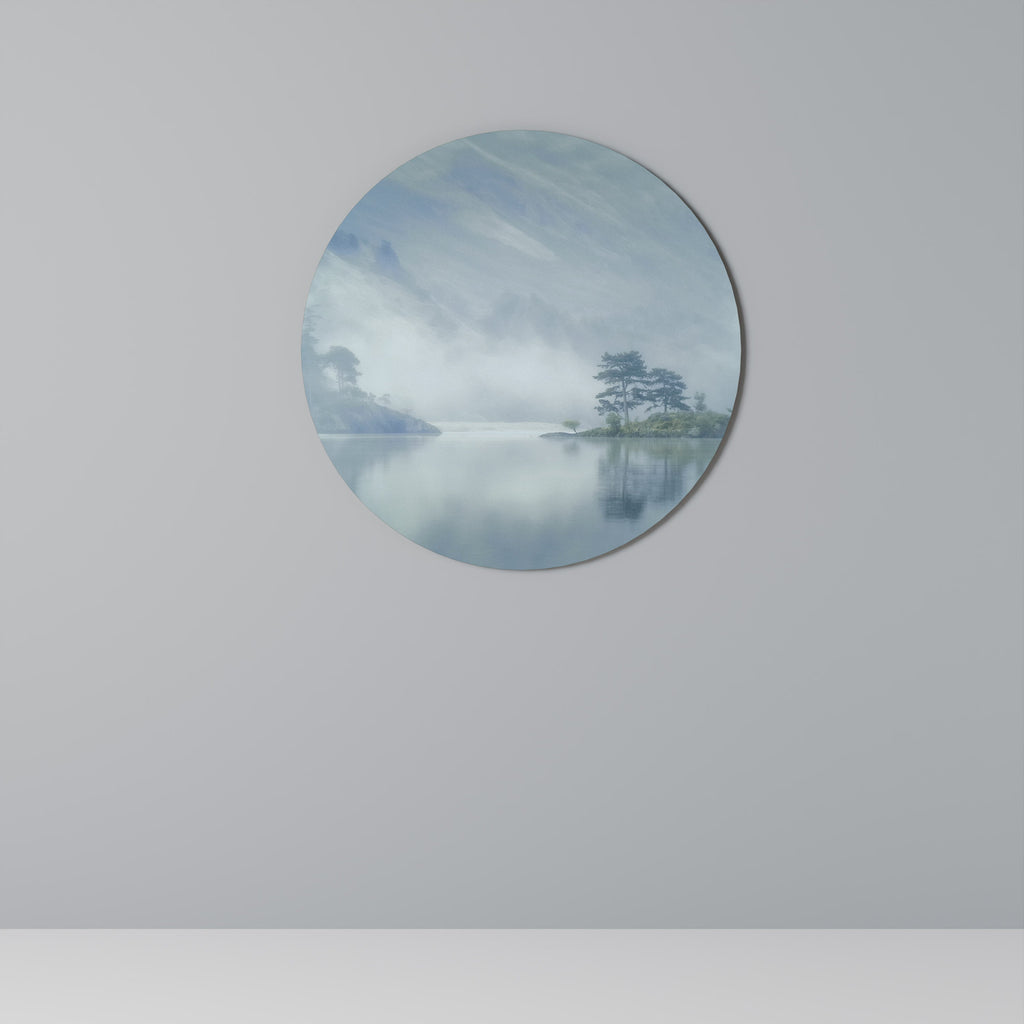 Décoration murale ronde SILVER LAKE