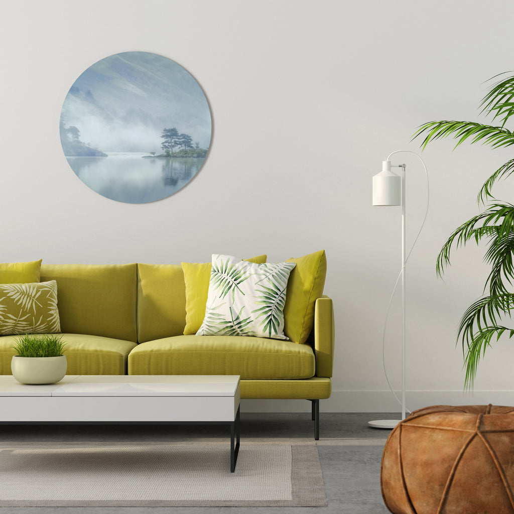 Décoration murale ronde SILVER LAKE