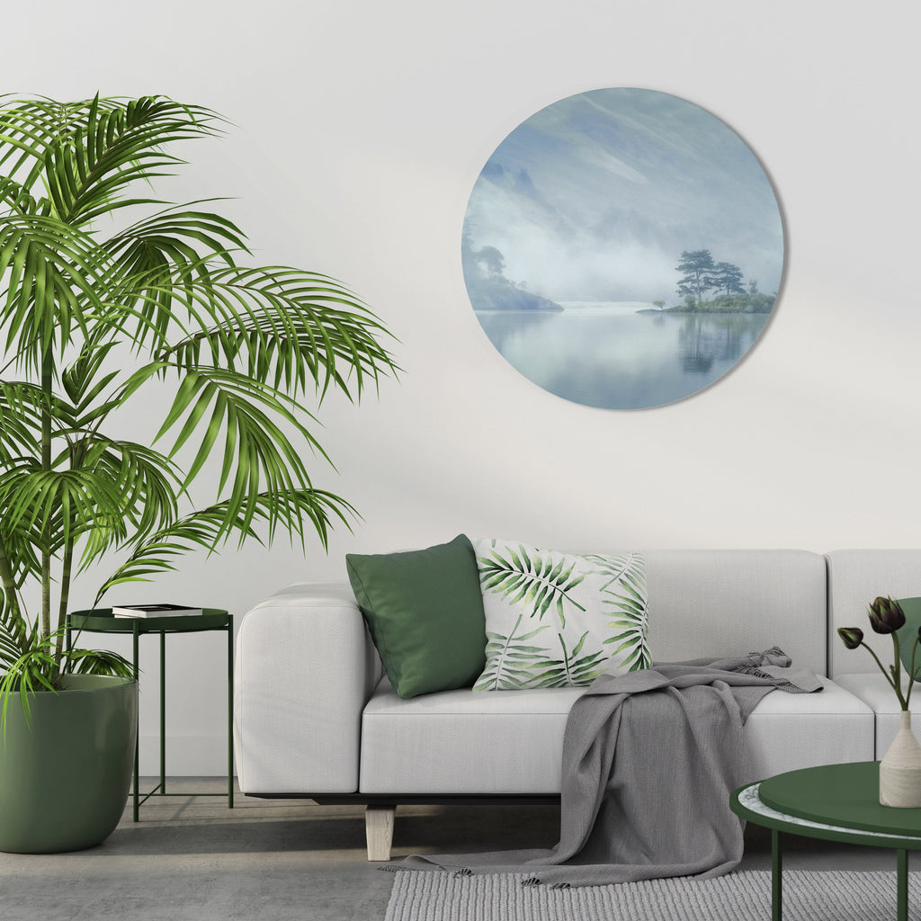 Décoration murale ronde SILVER LAKE