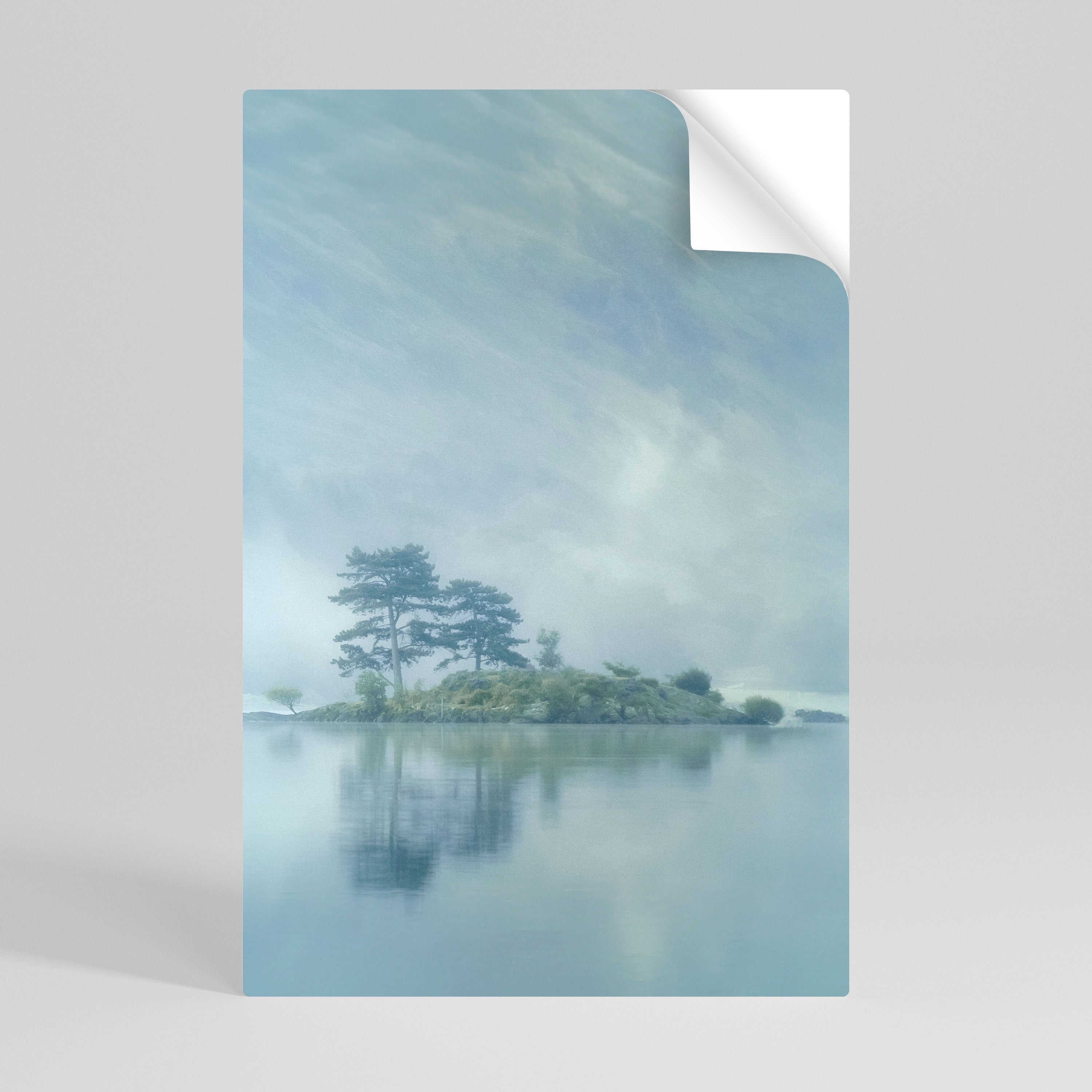 Affiche verticale autocollante SILVER LAKE