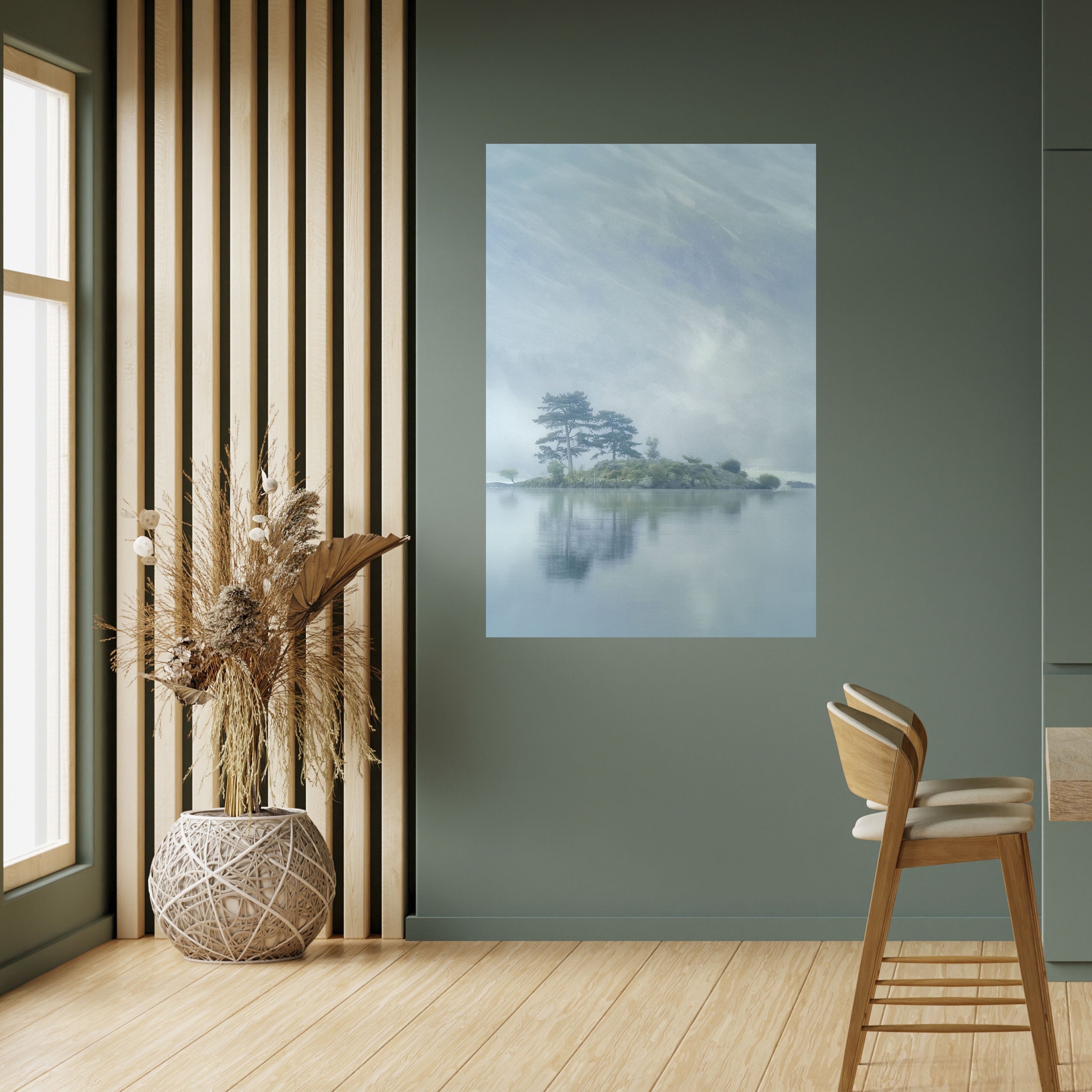 Affiche verticale autocollante SILVER LAKE