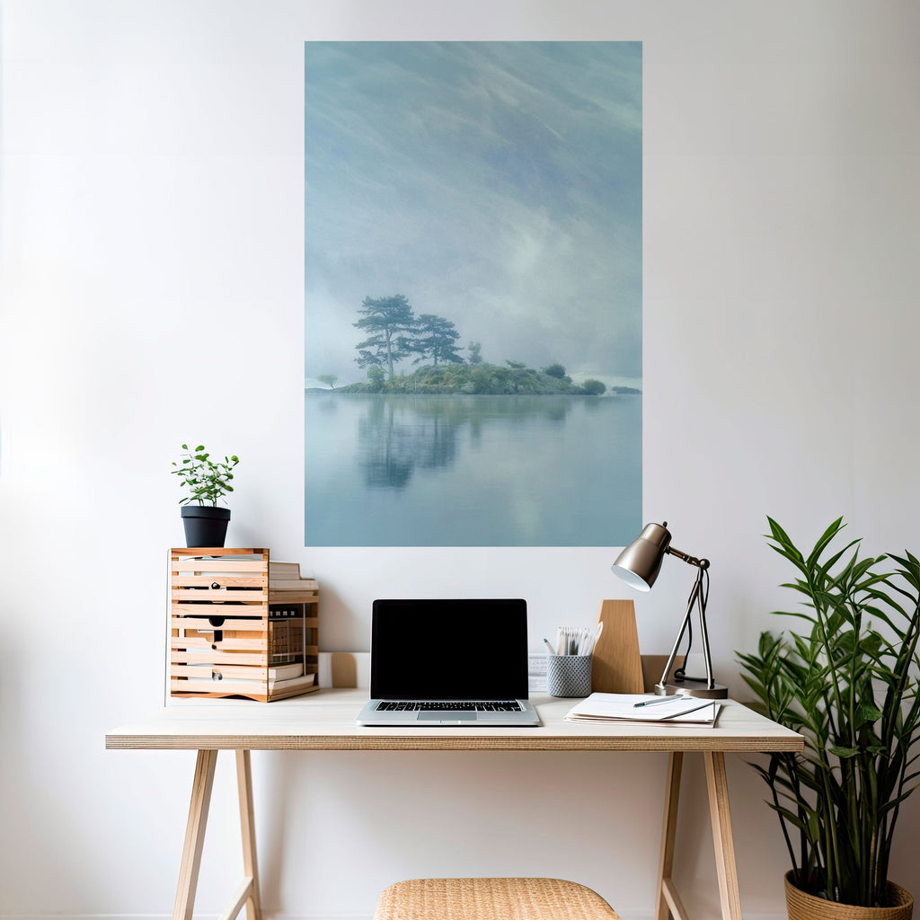 Affiche verticale autocollante SILVER LAKE