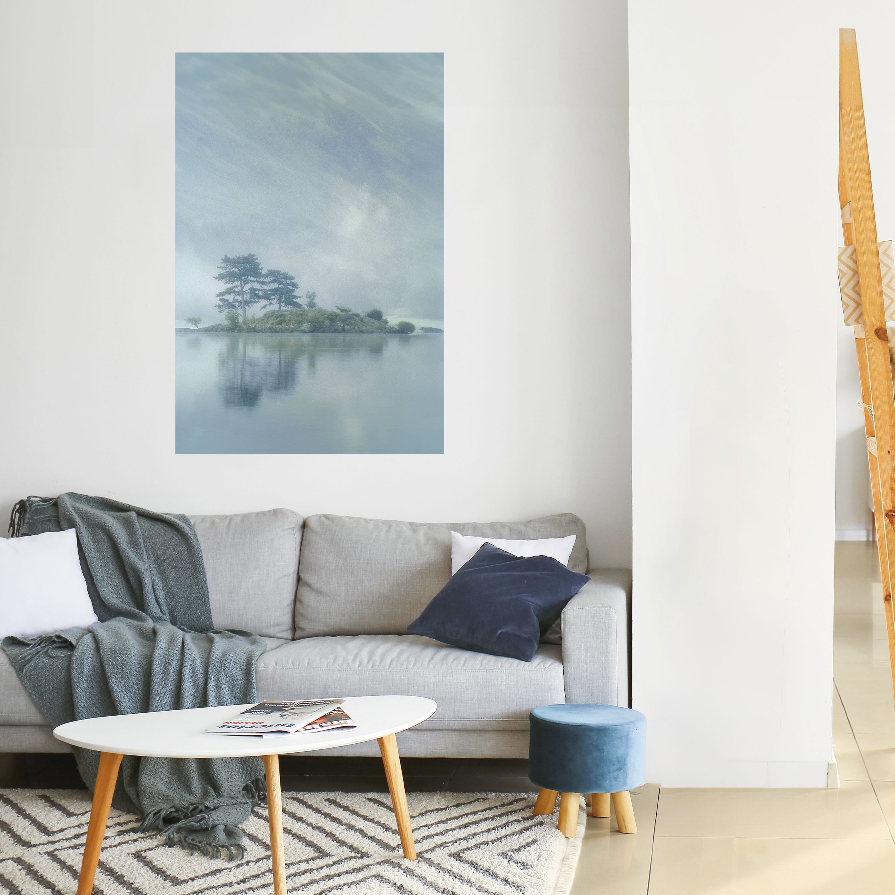 Affiche verticale autocollante SILVER LAKE