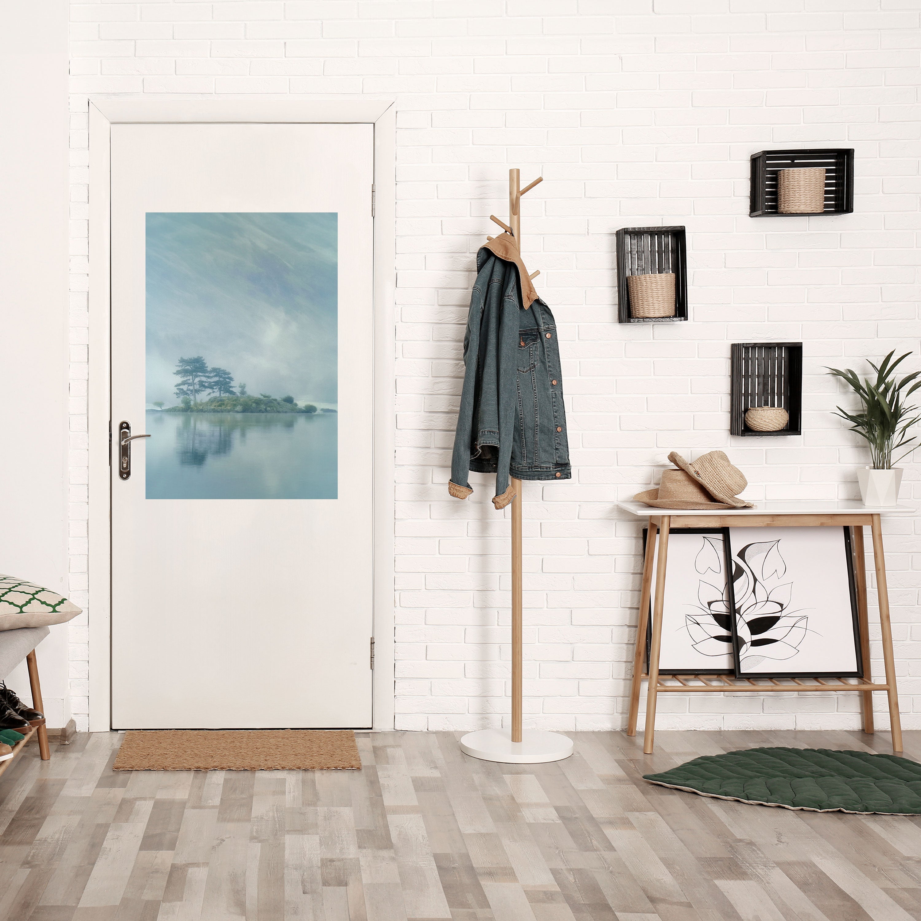 Affiche verticale autocollante SILVER LAKE