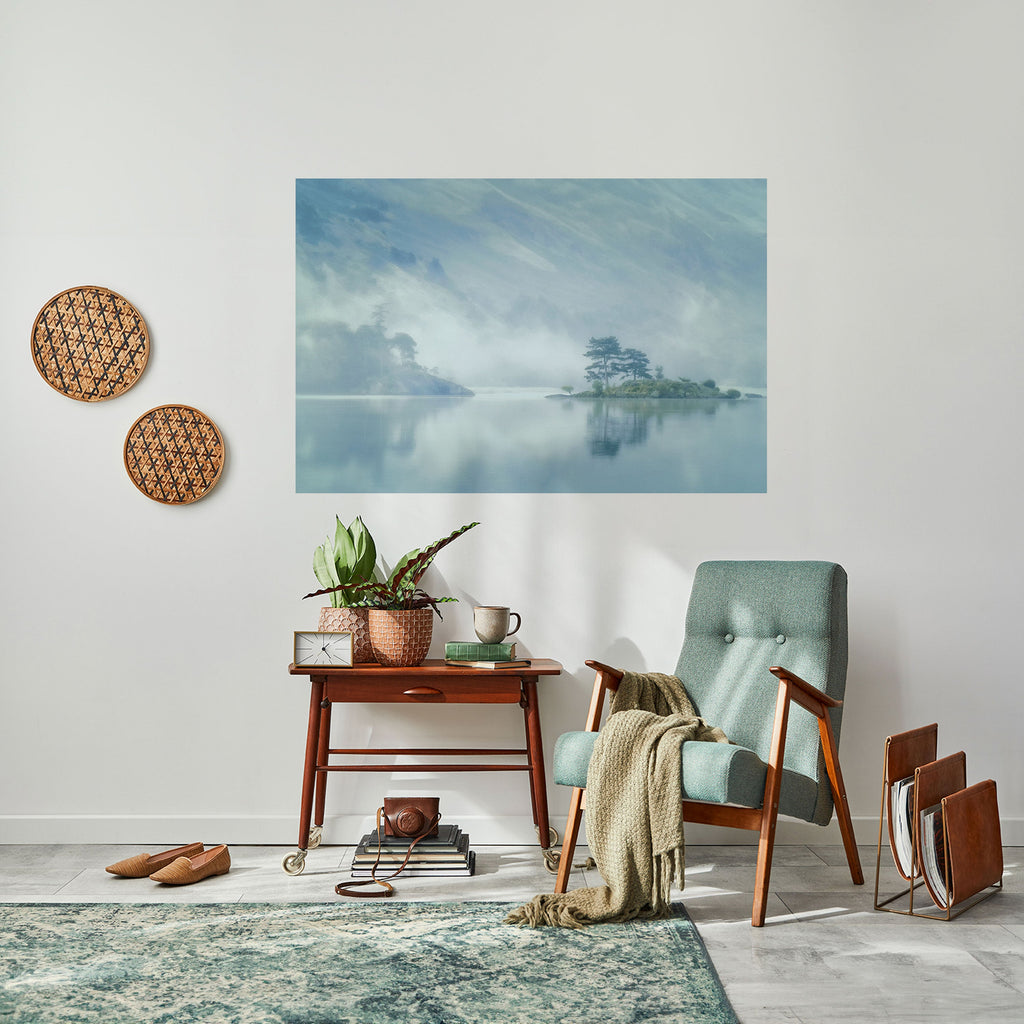 Affiche horizontale autocollante SILVER LAKE