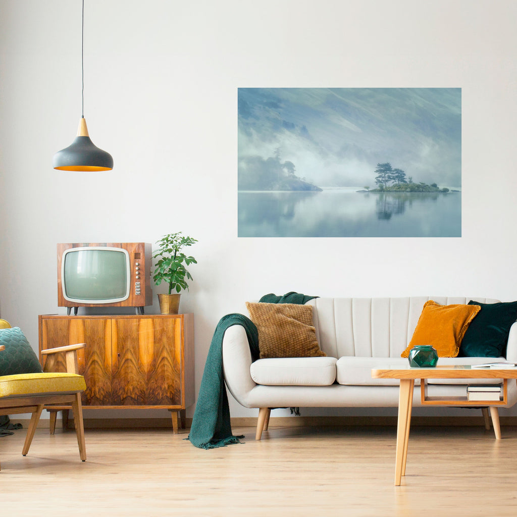 Affiche horizontale autocollante SILVER LAKE