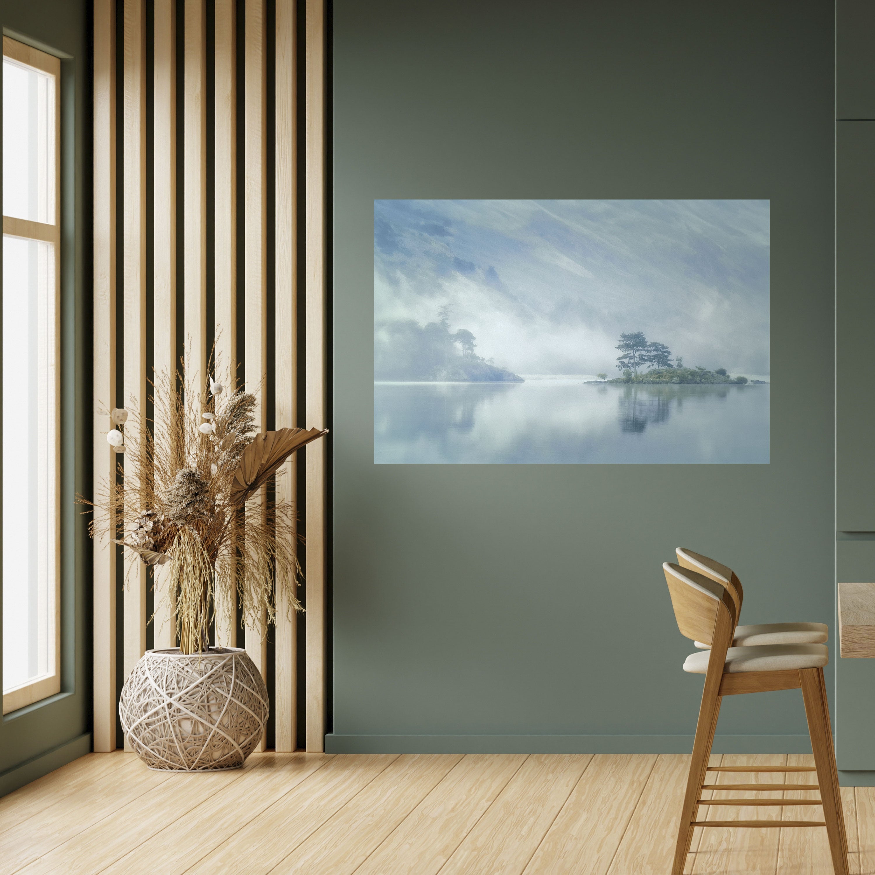 Affiche horizontale autocollante SILVER LAKE