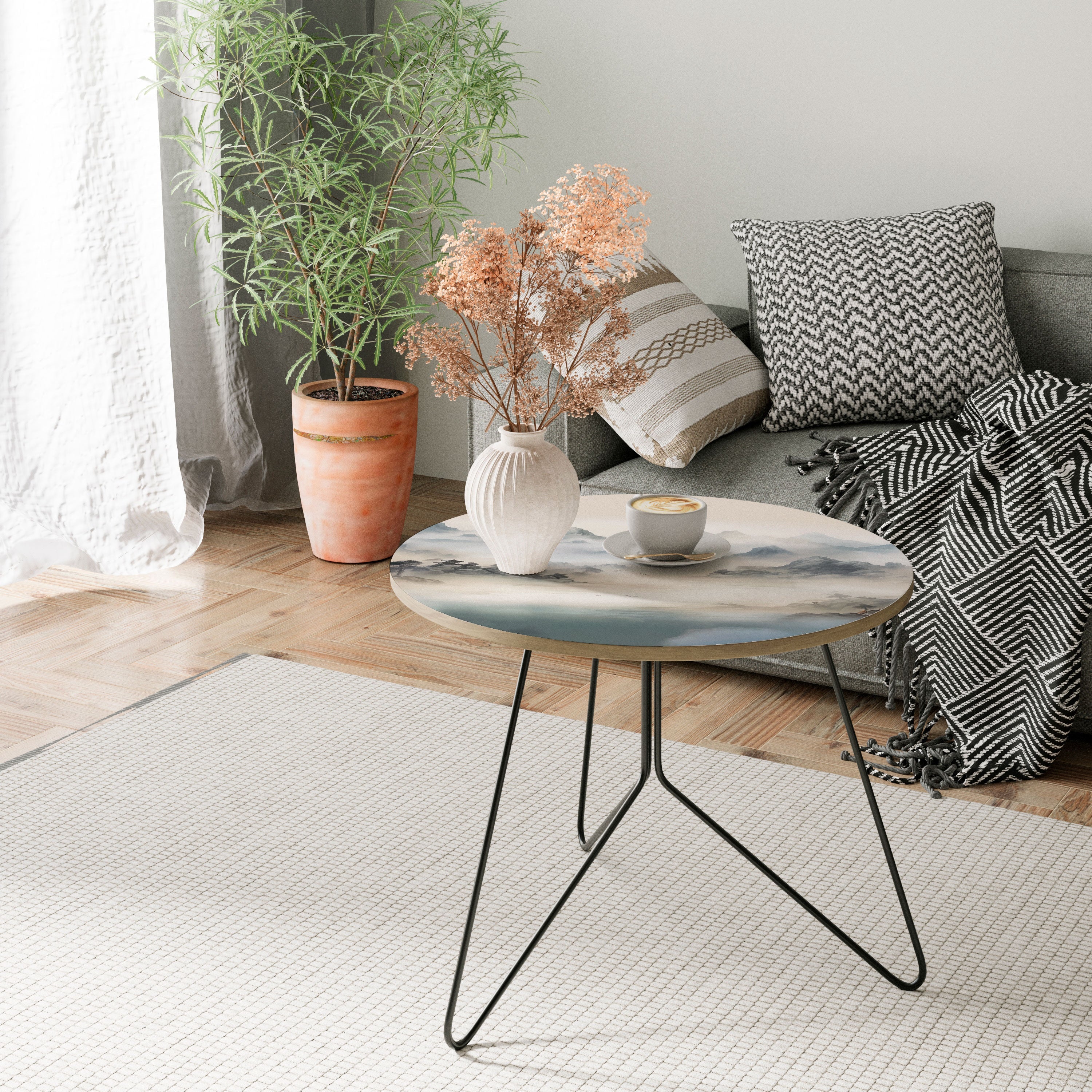 Table basse HIDDEN TEMPLE MIST 69