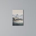 HIDDEN TEMPLE MIST Vertical Canvas Print