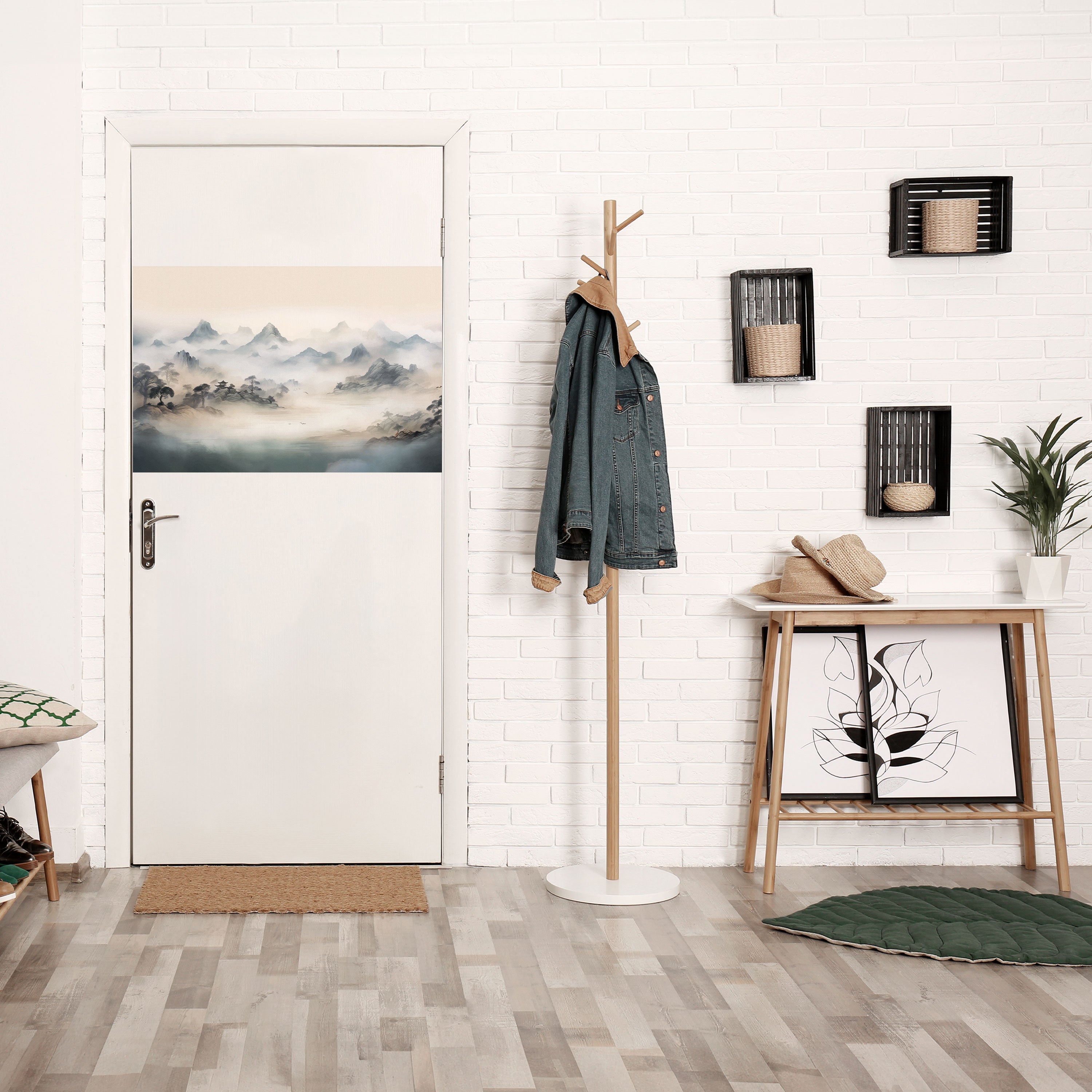 Affiche horizontale autocollante HIDDEN TEMPLE MIST